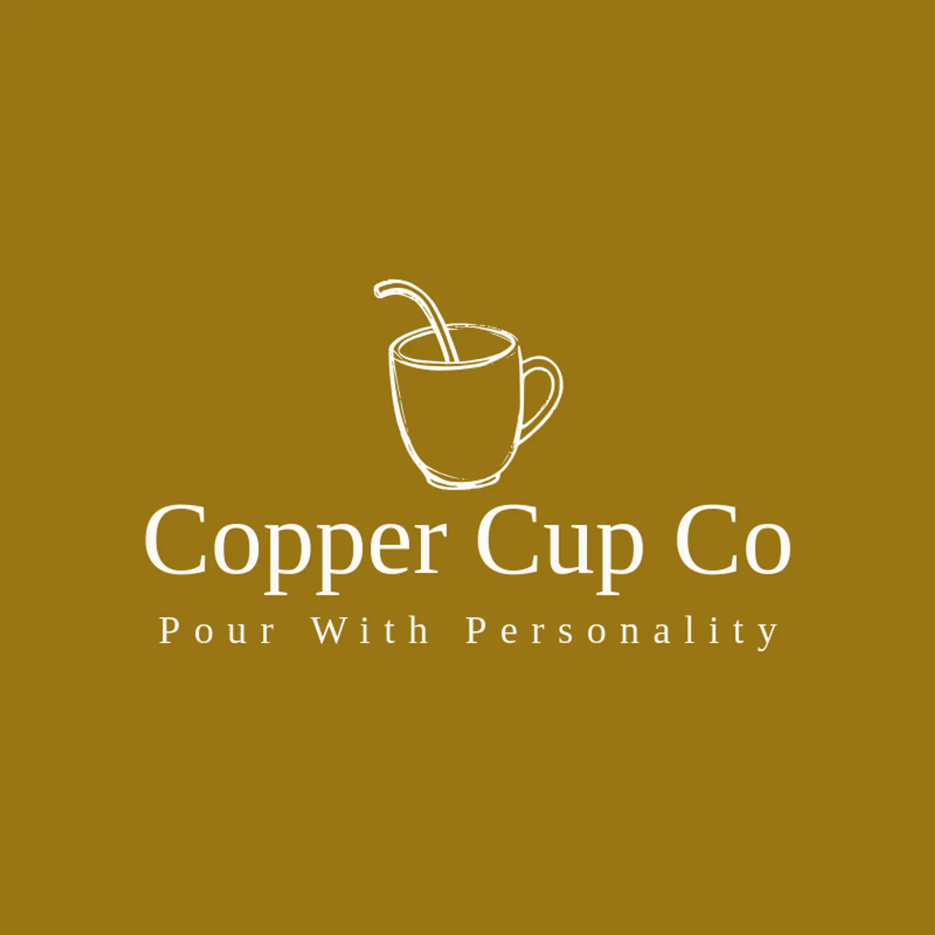 Copper Cup Co logo for drink