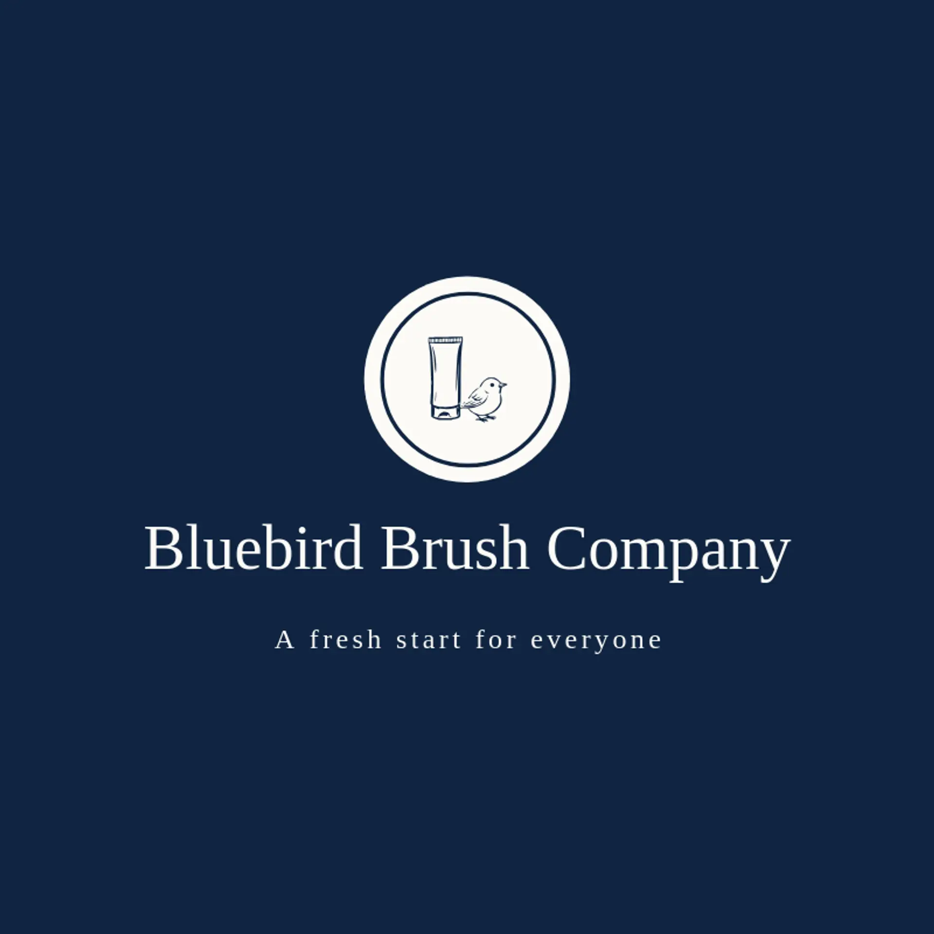 Bluebird Brush Company logo for toothpaste