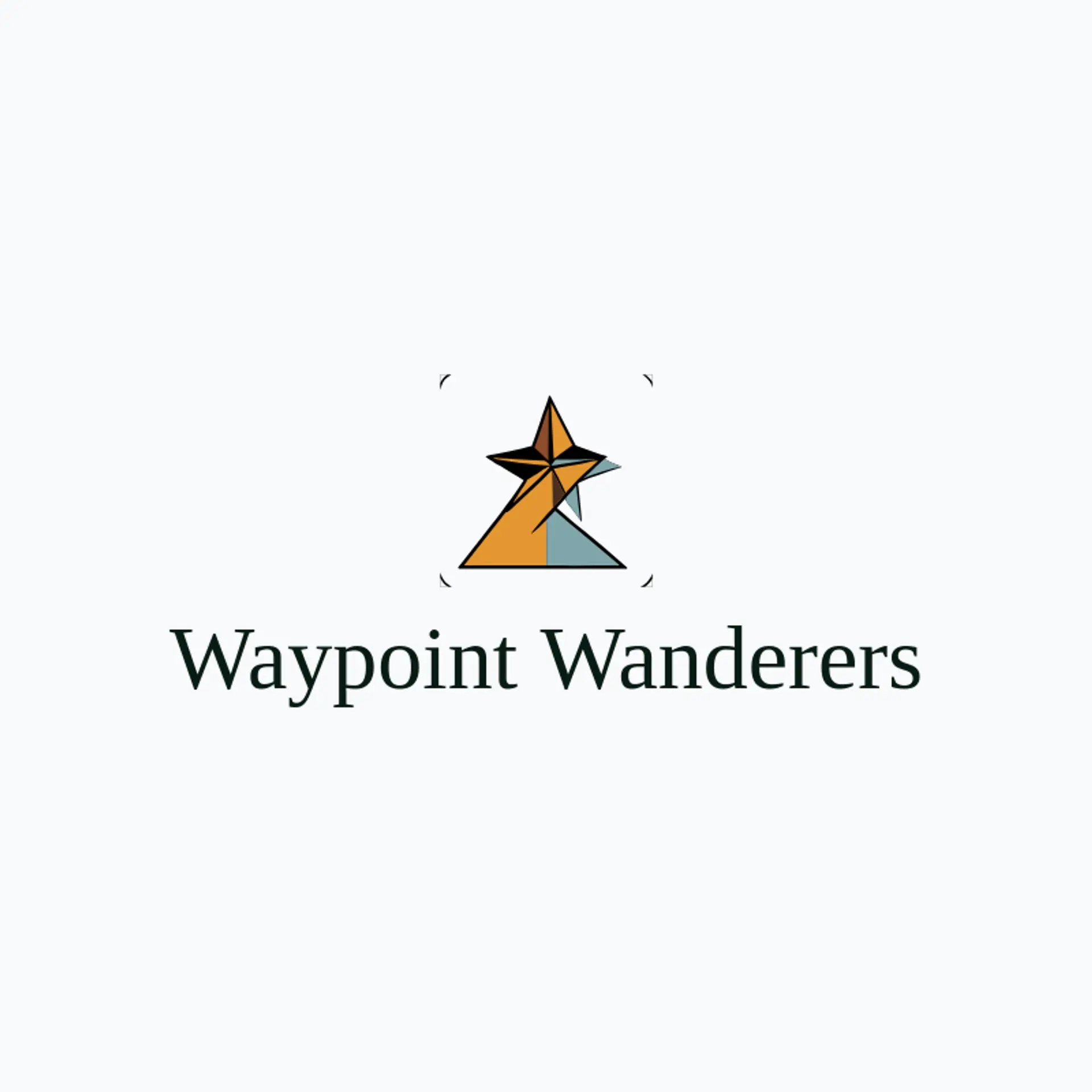 Waypoint Wanderers logo for trail