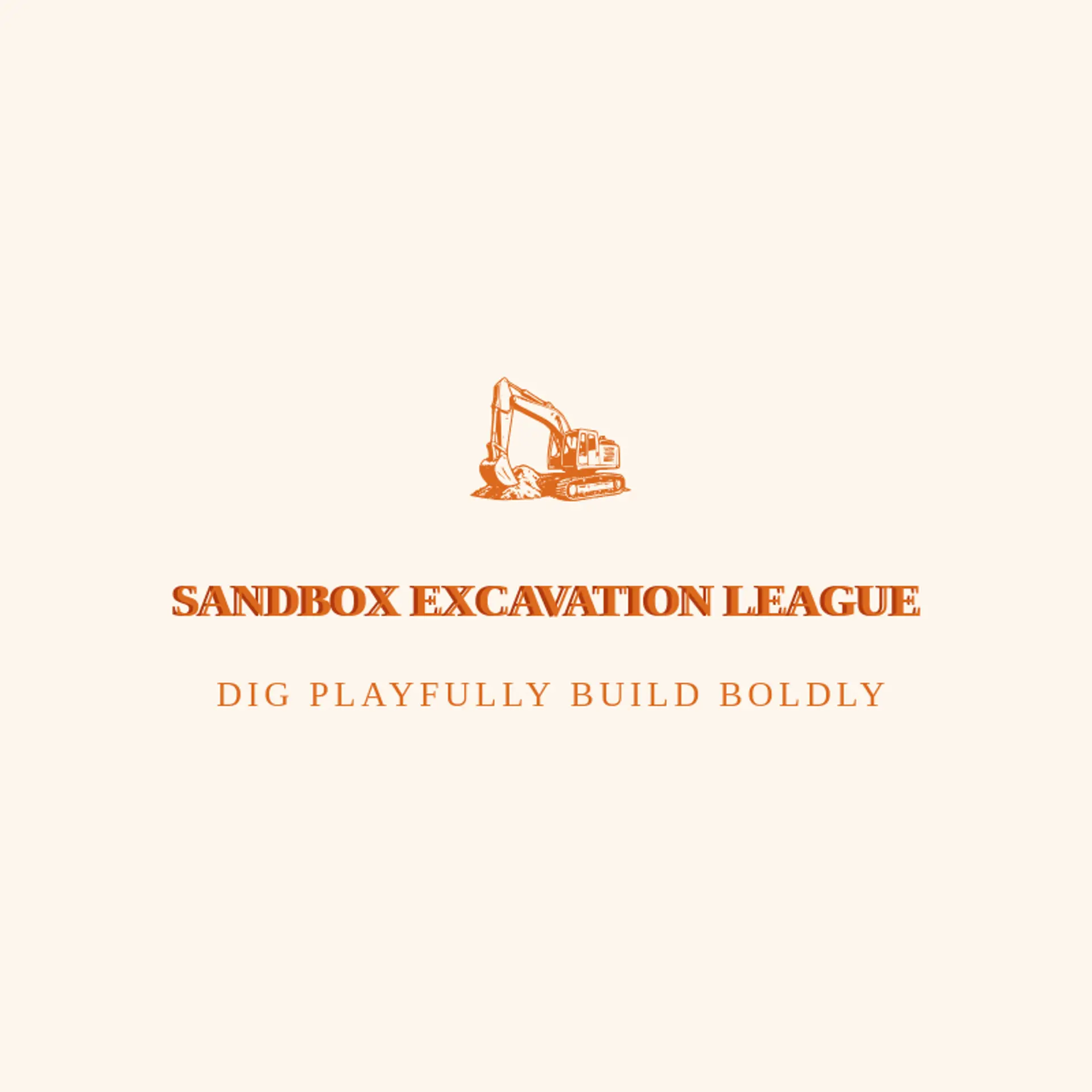Sandbox Excavation League logo for excavator