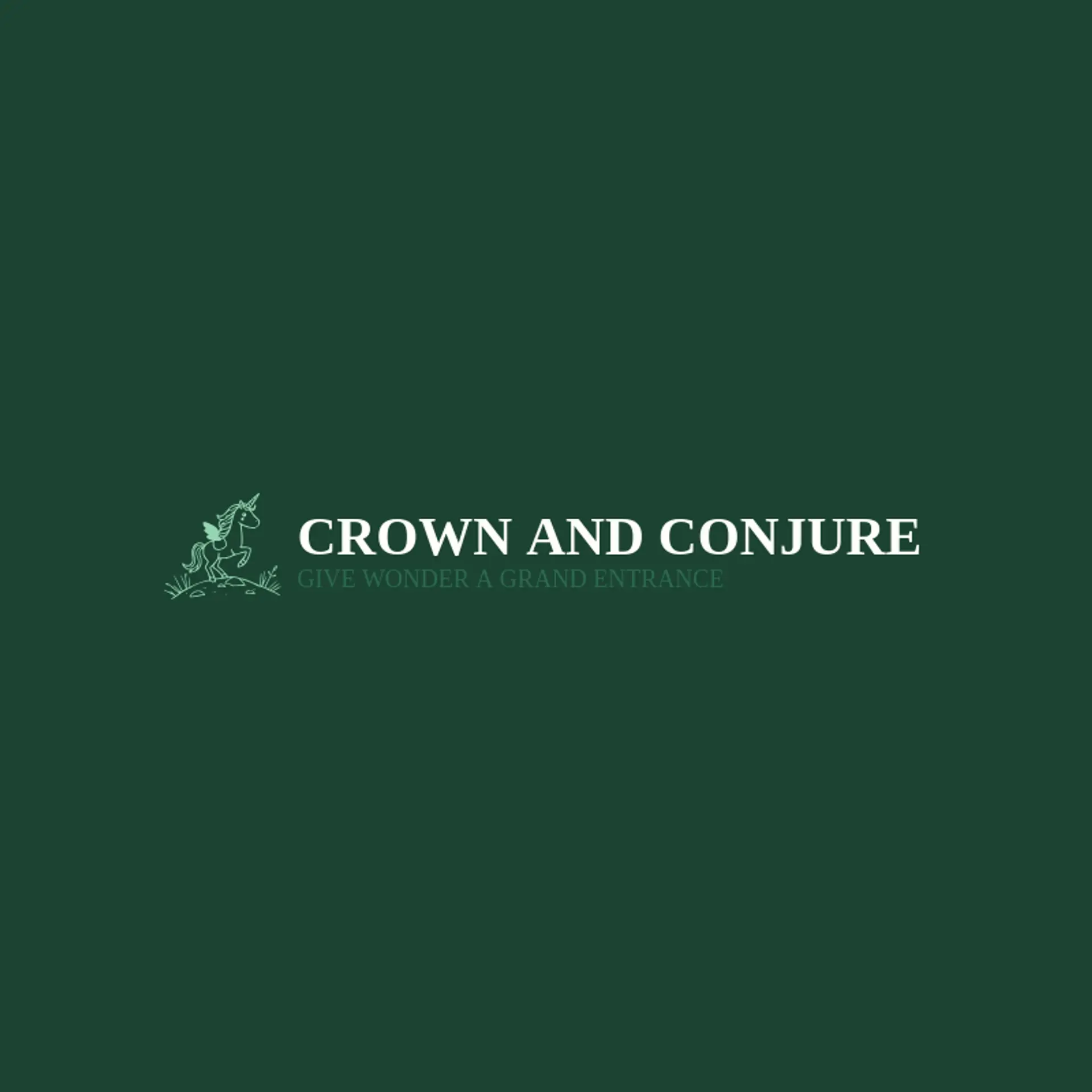 Crown and Conjure logo for magic