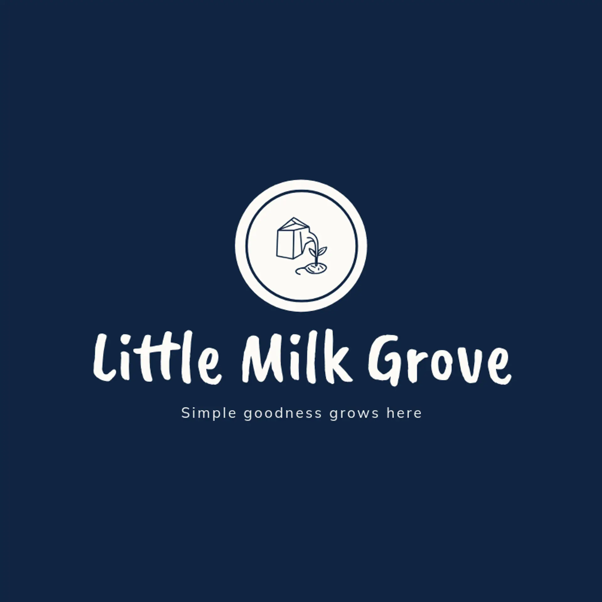 Little Milk Grove logo for milk