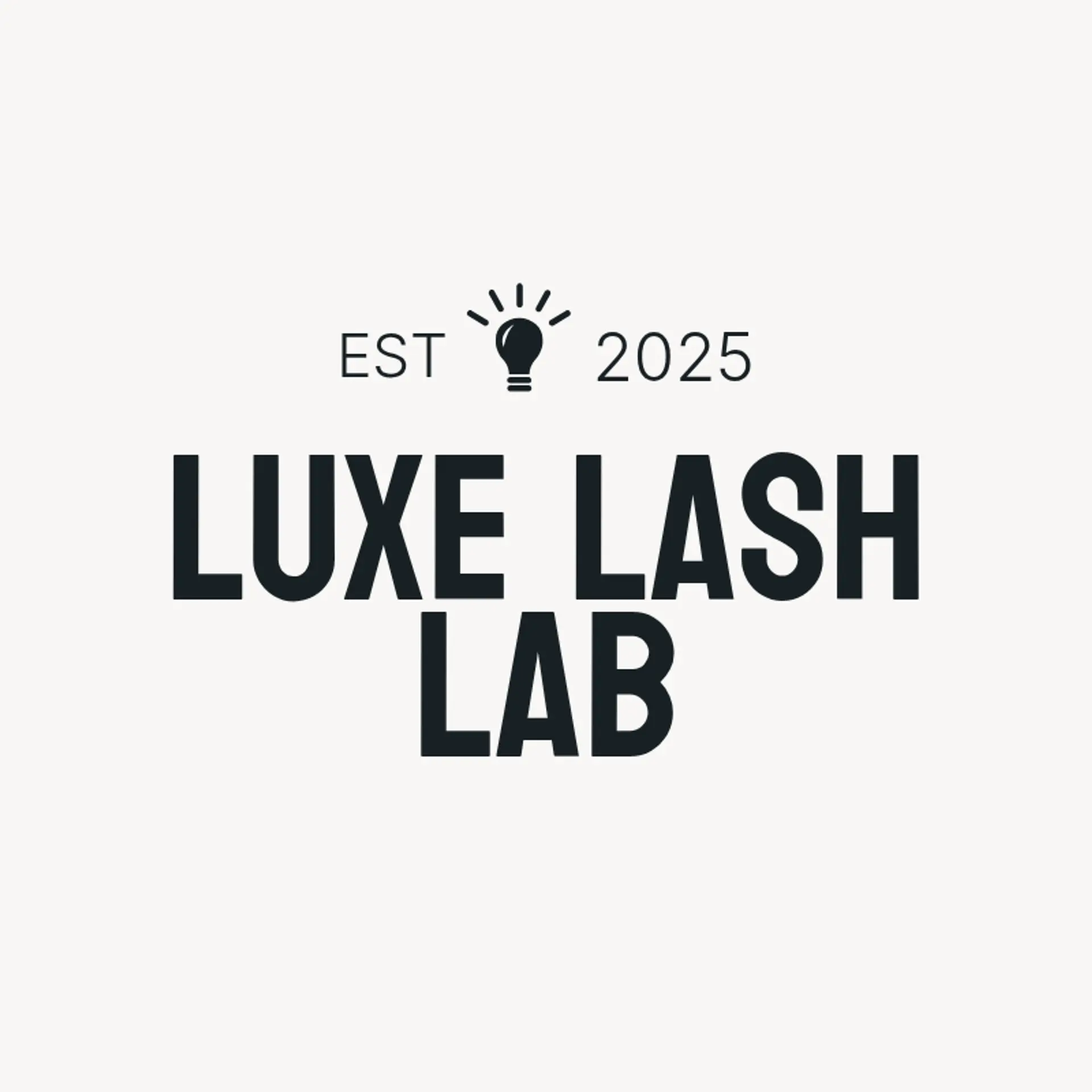 LuxieLash Studio logo for lash tech