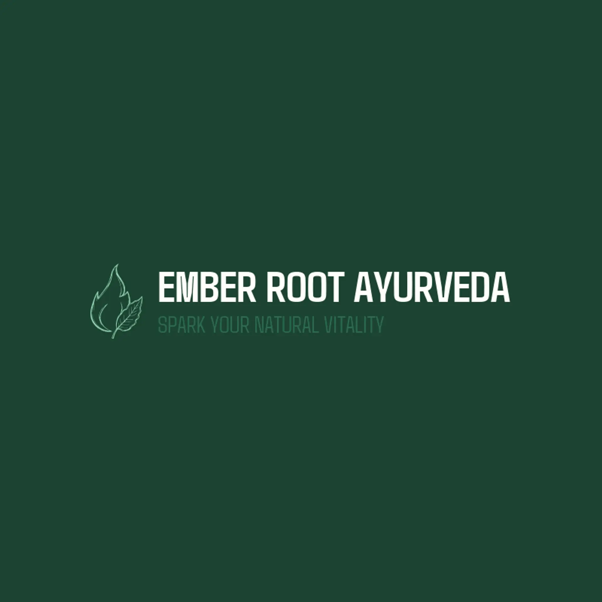 Ember Root Ayurveda logo for ayurvedic