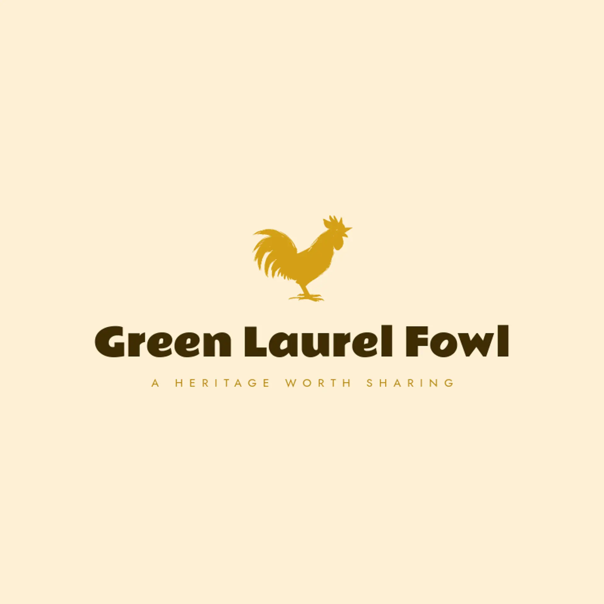 Green Laurel Fowl logo for gamefowl