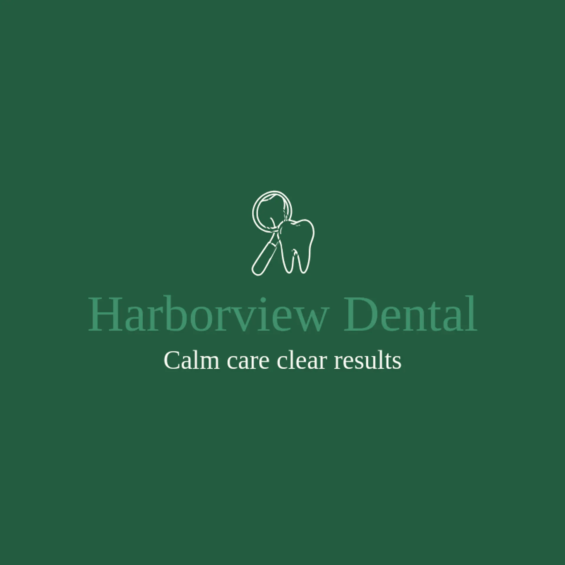 Harborview Dental logo for dentist