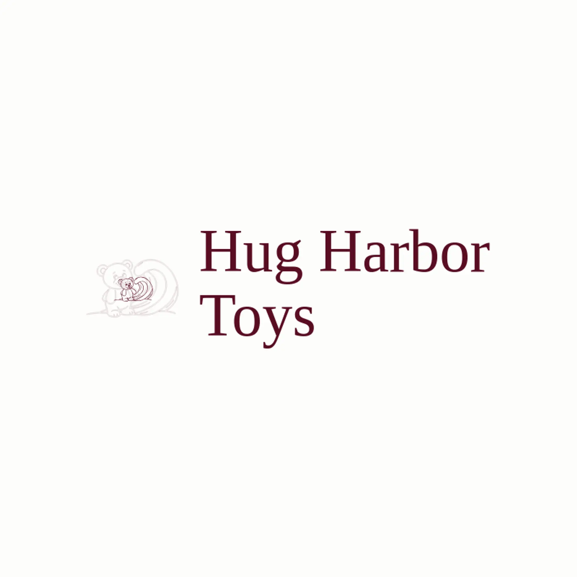 Hug Harbor Toys logo for teddy bear