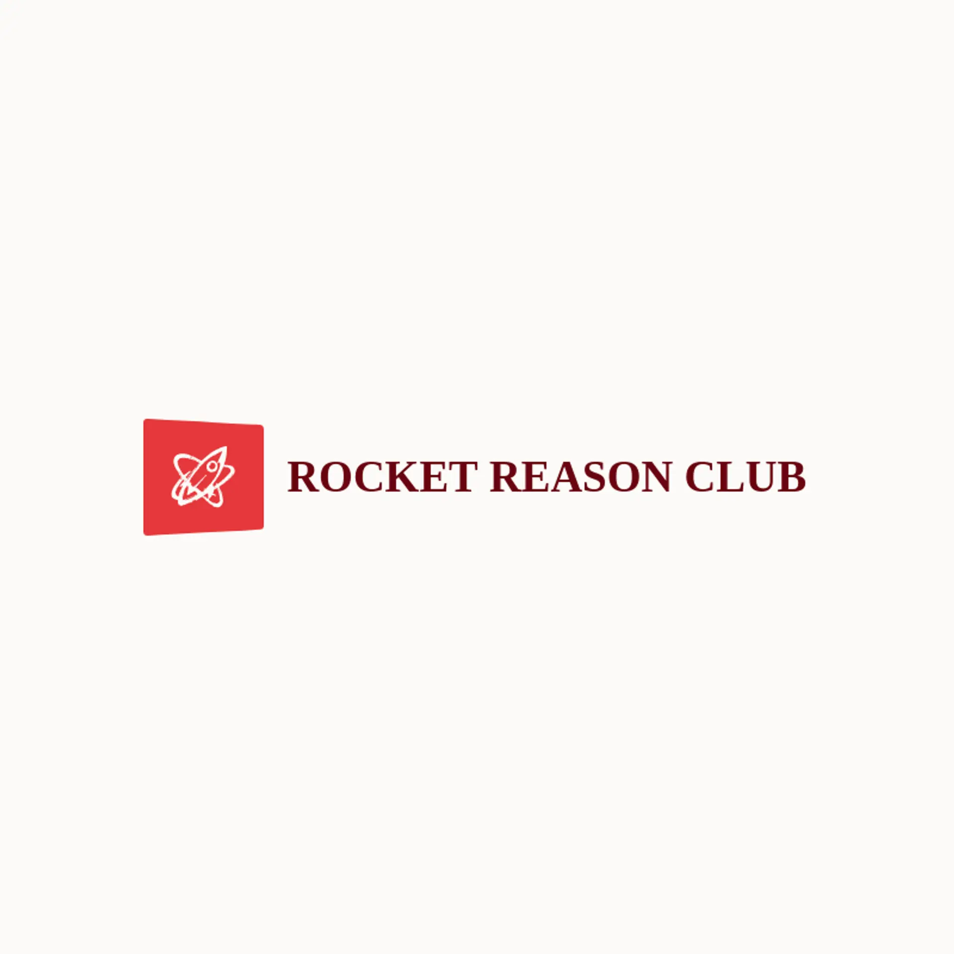 Rocket Reason Club logo for nerd