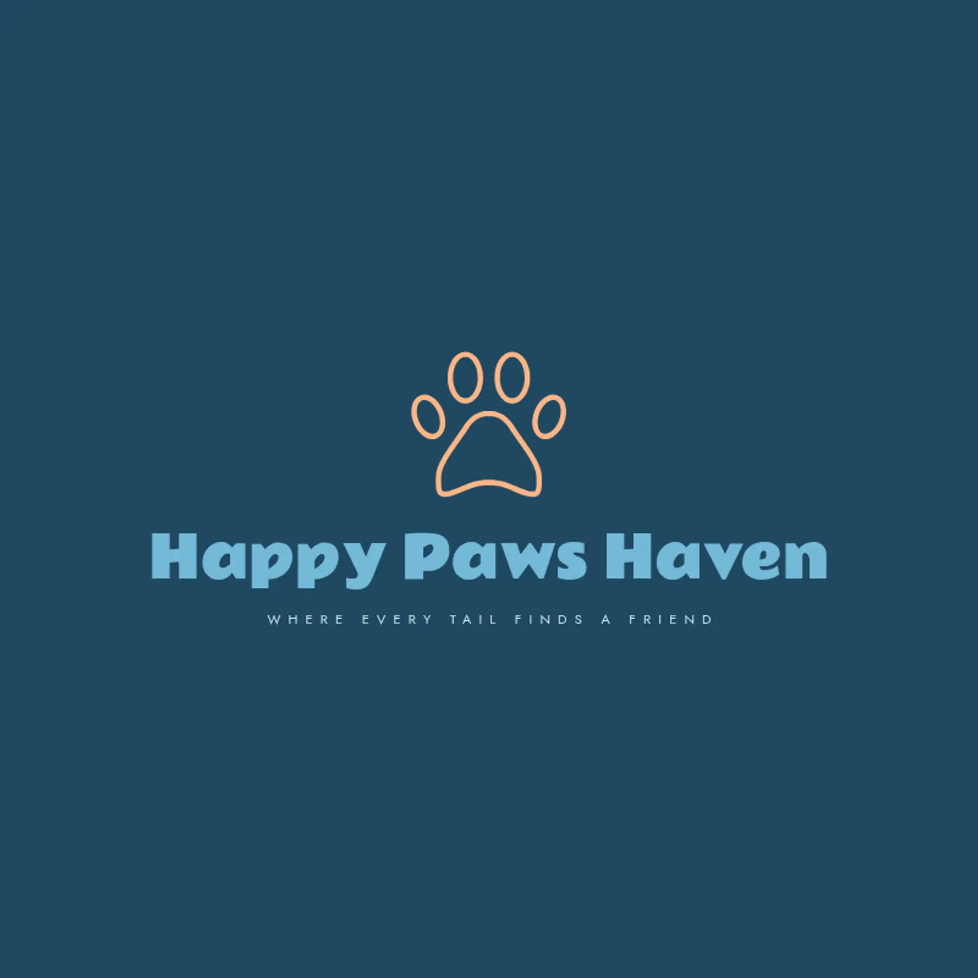 Paws & Whiskers Haven logo for pet