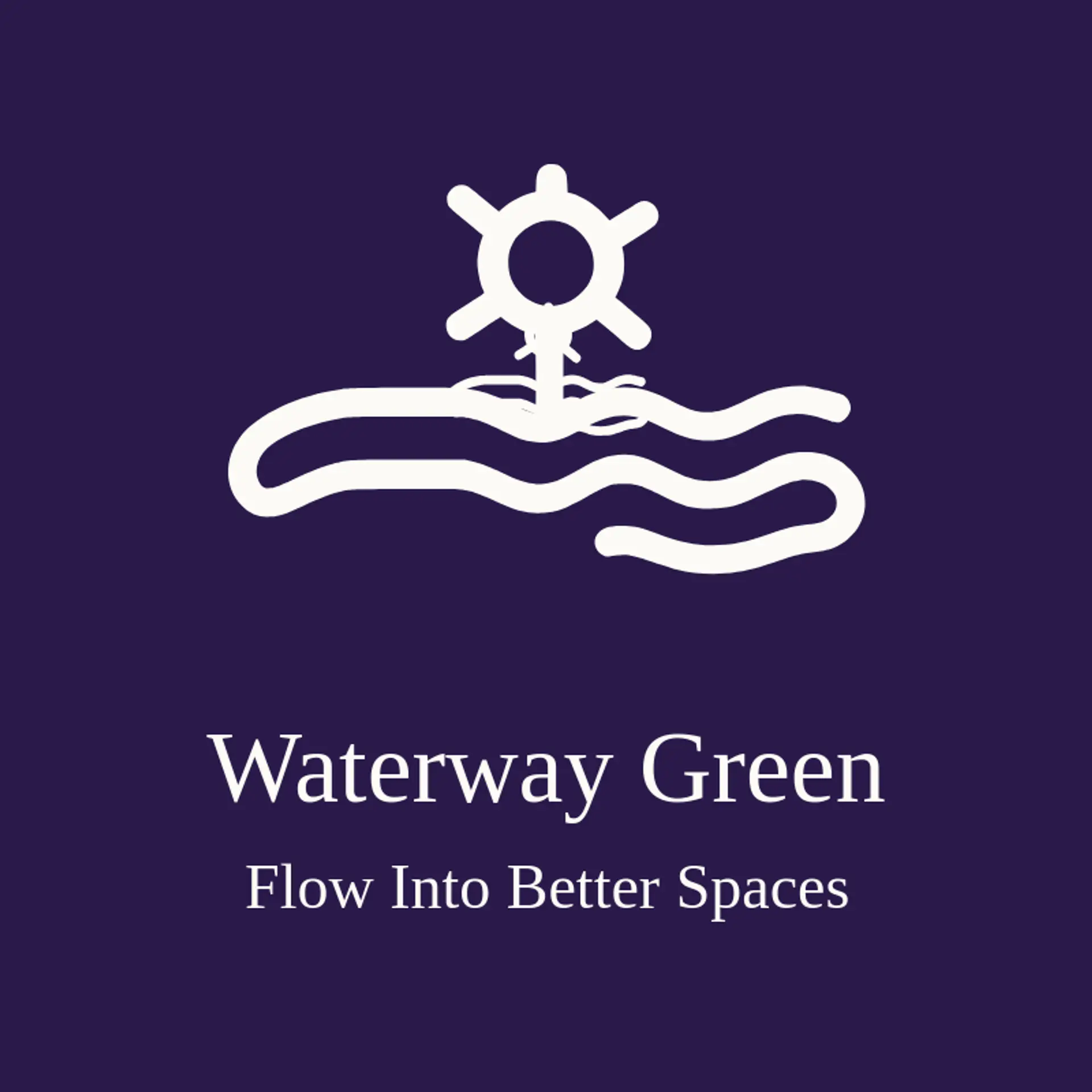 Waterway Green logo for landscape