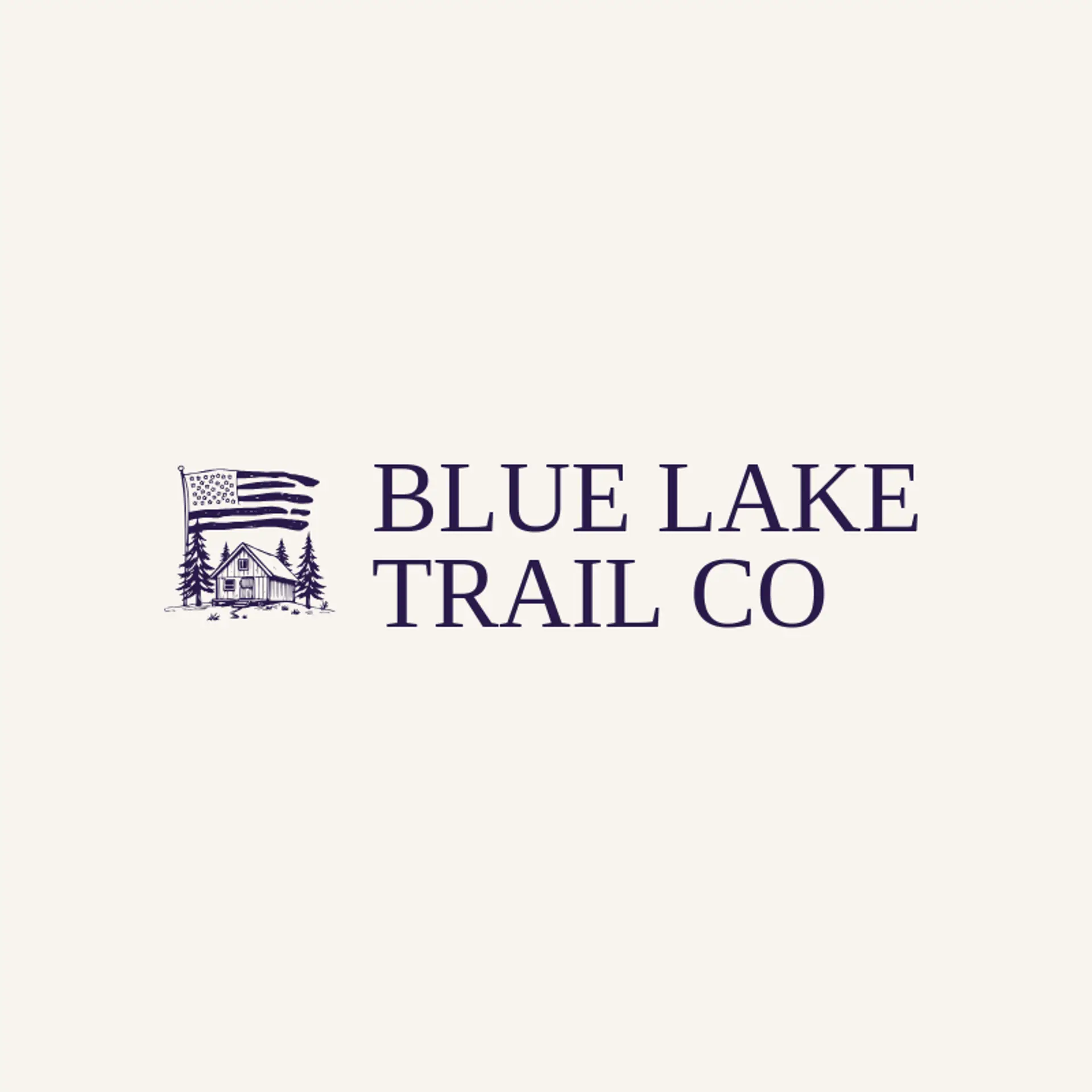 Blue Lake Trail Co logo for national park