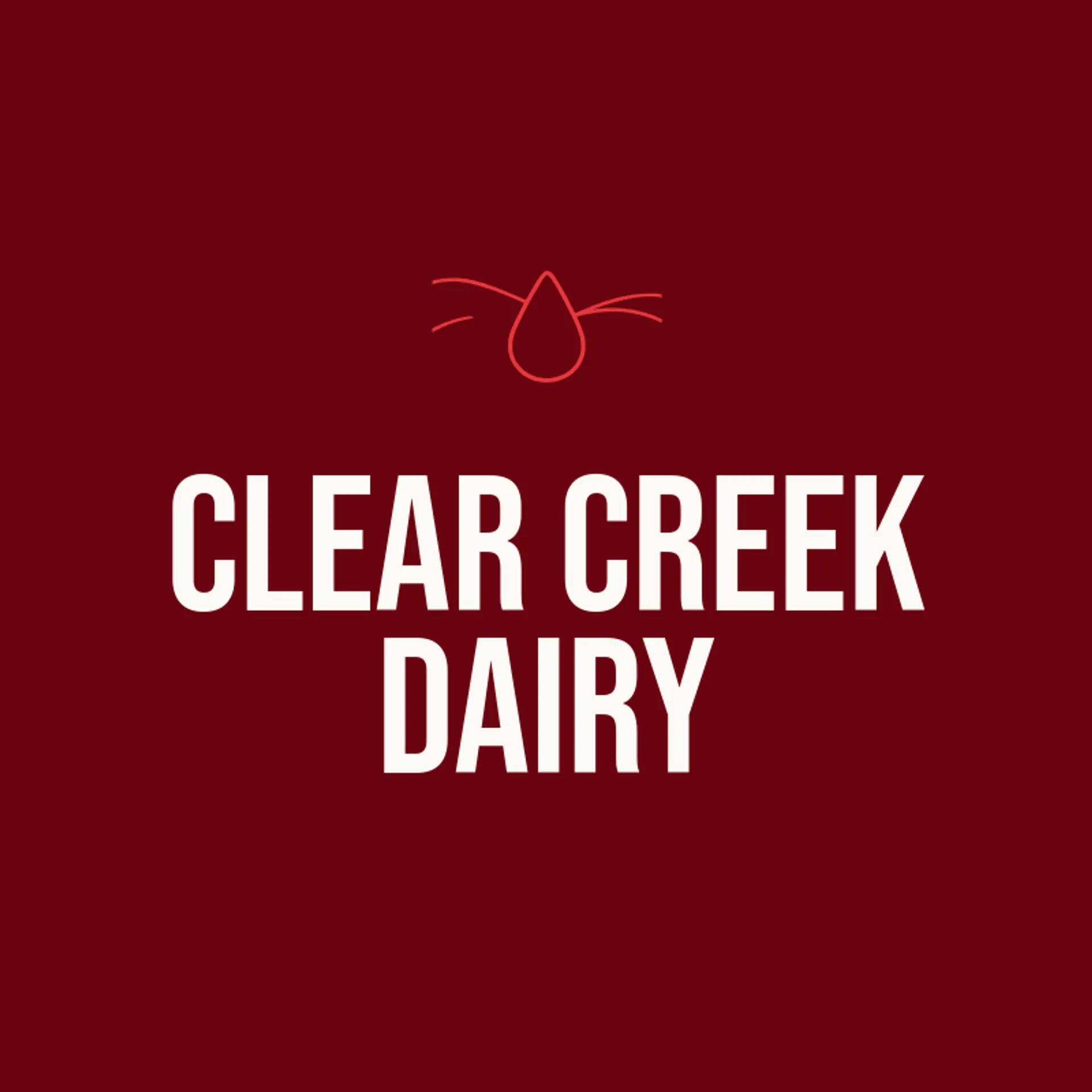 Clear Creek Dairy logo for dairy
