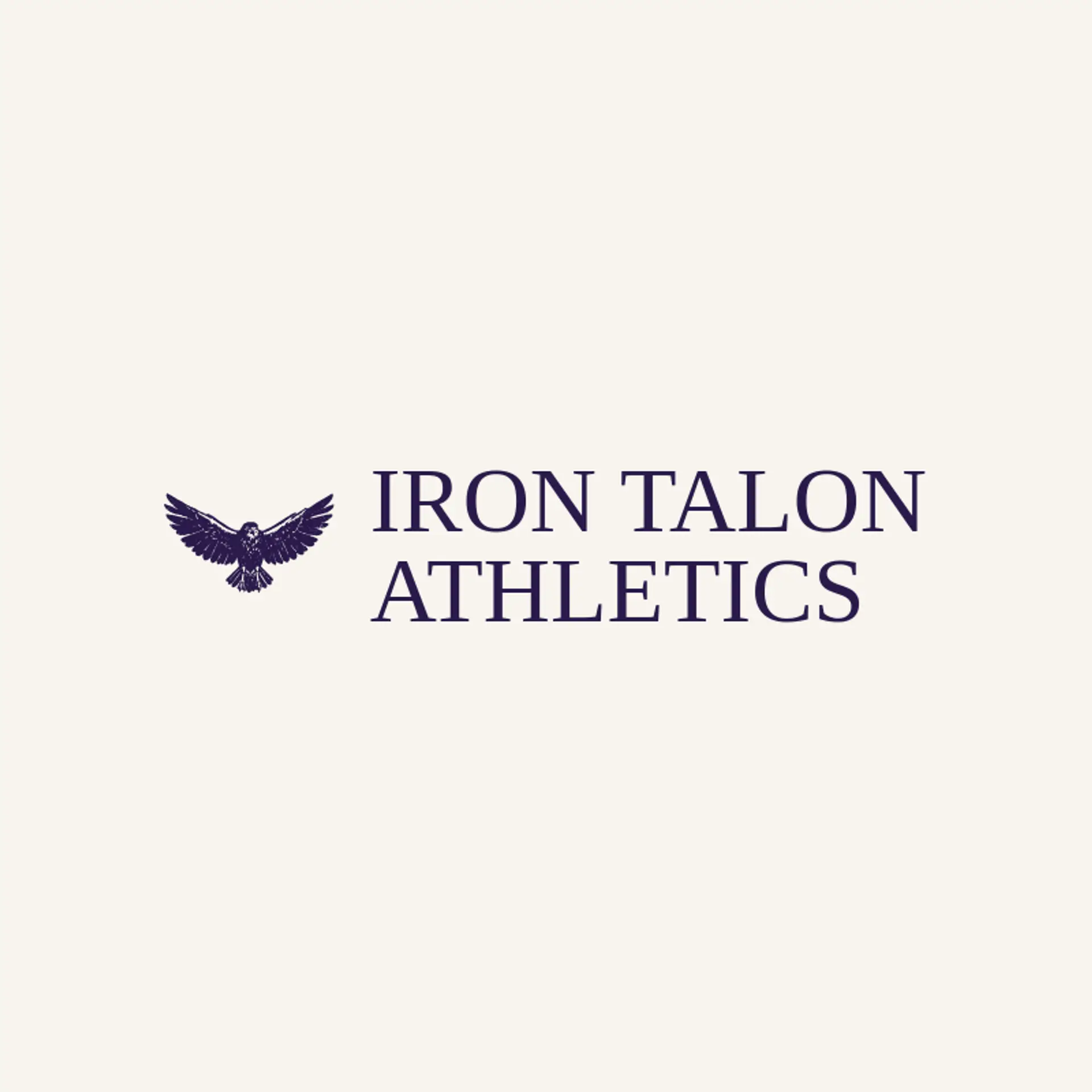 Iron Talon Athletics logo for hawk