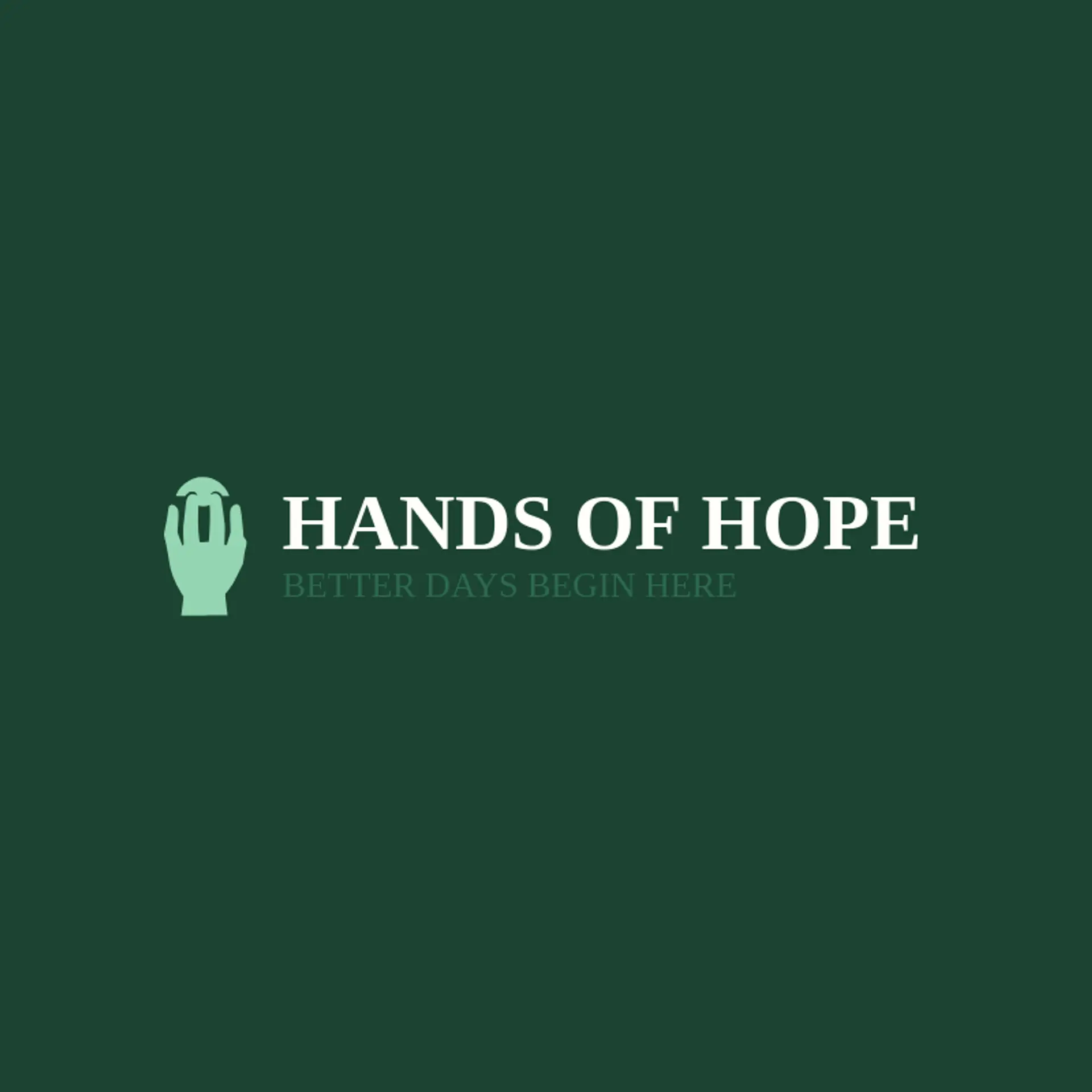 Hands Of Hope logo for hands