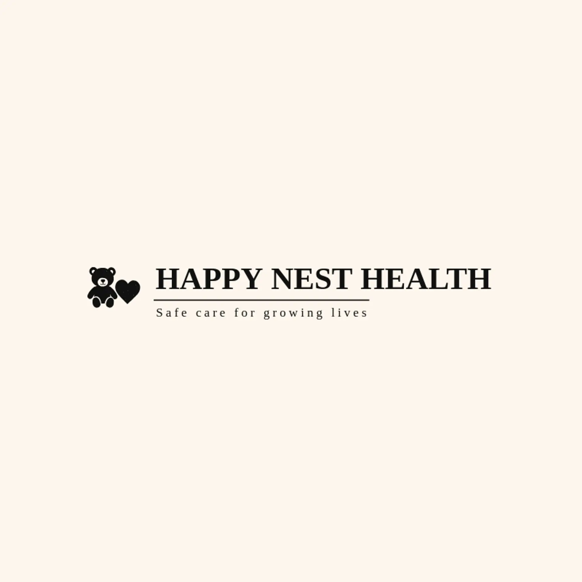 Happy Nest Health logo for pediatrician