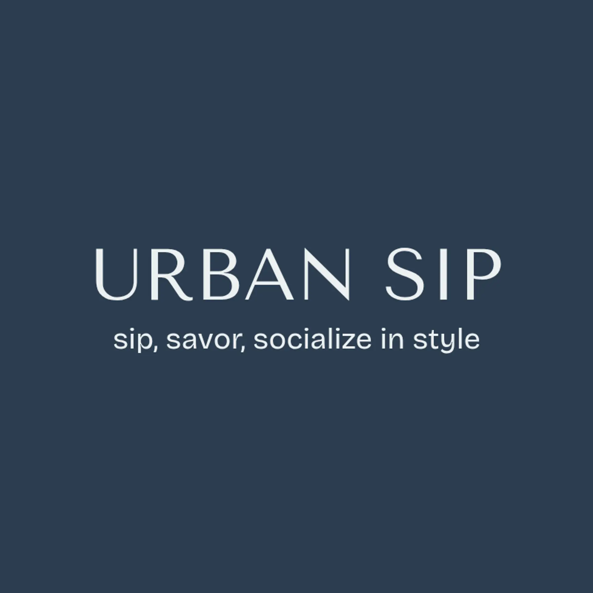 Urban Sip logo for bar restaurant
