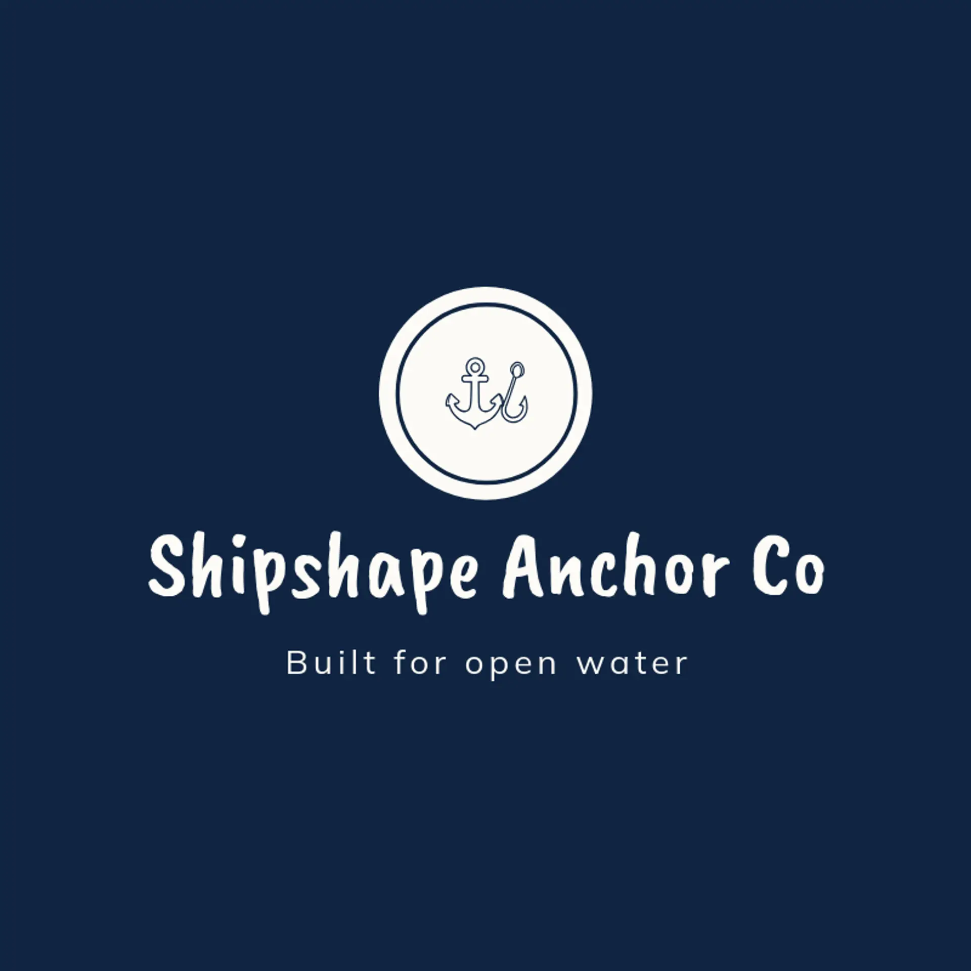 Shipshape Anchor Co logo for anchor