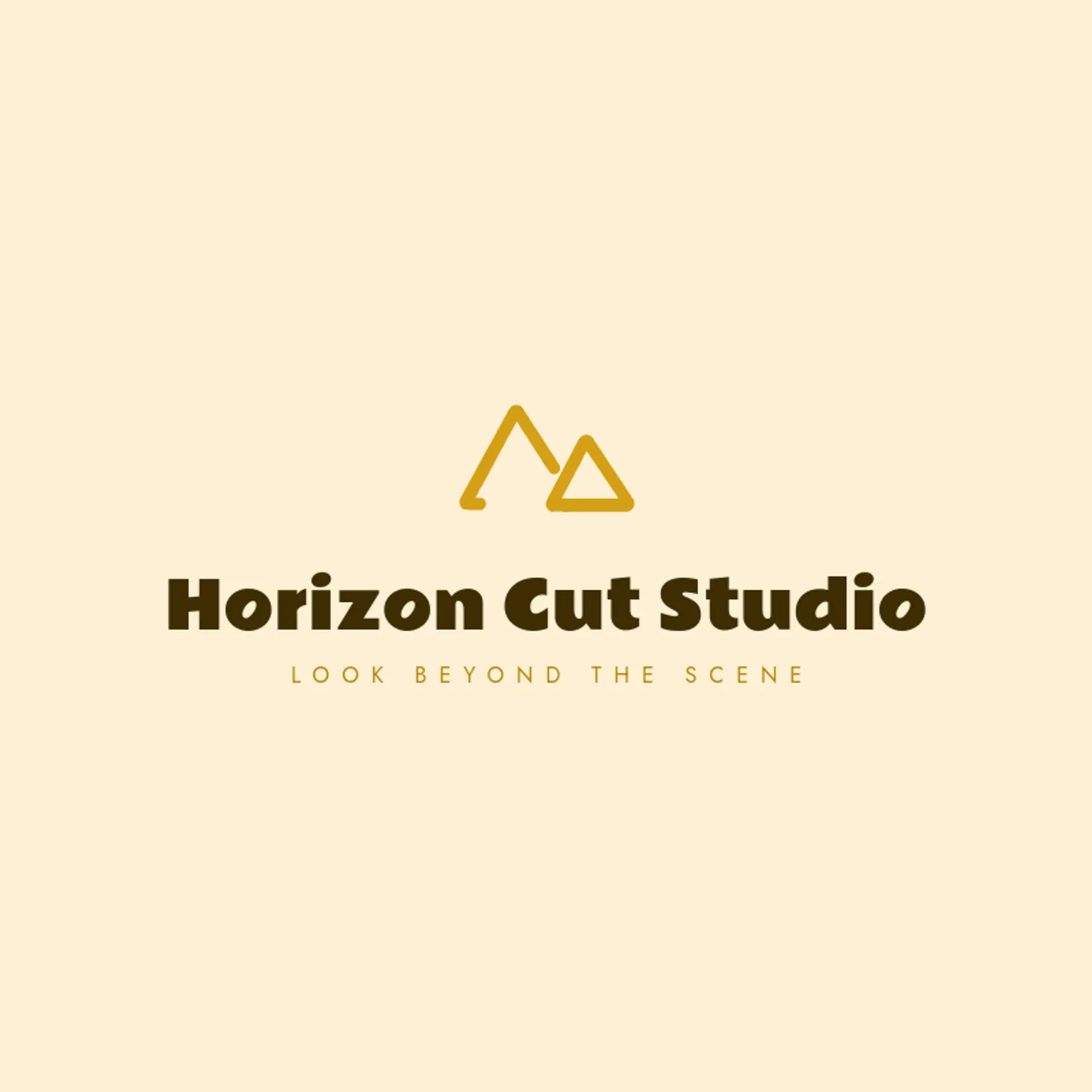 Horizon Cut Studio logo for cinematic