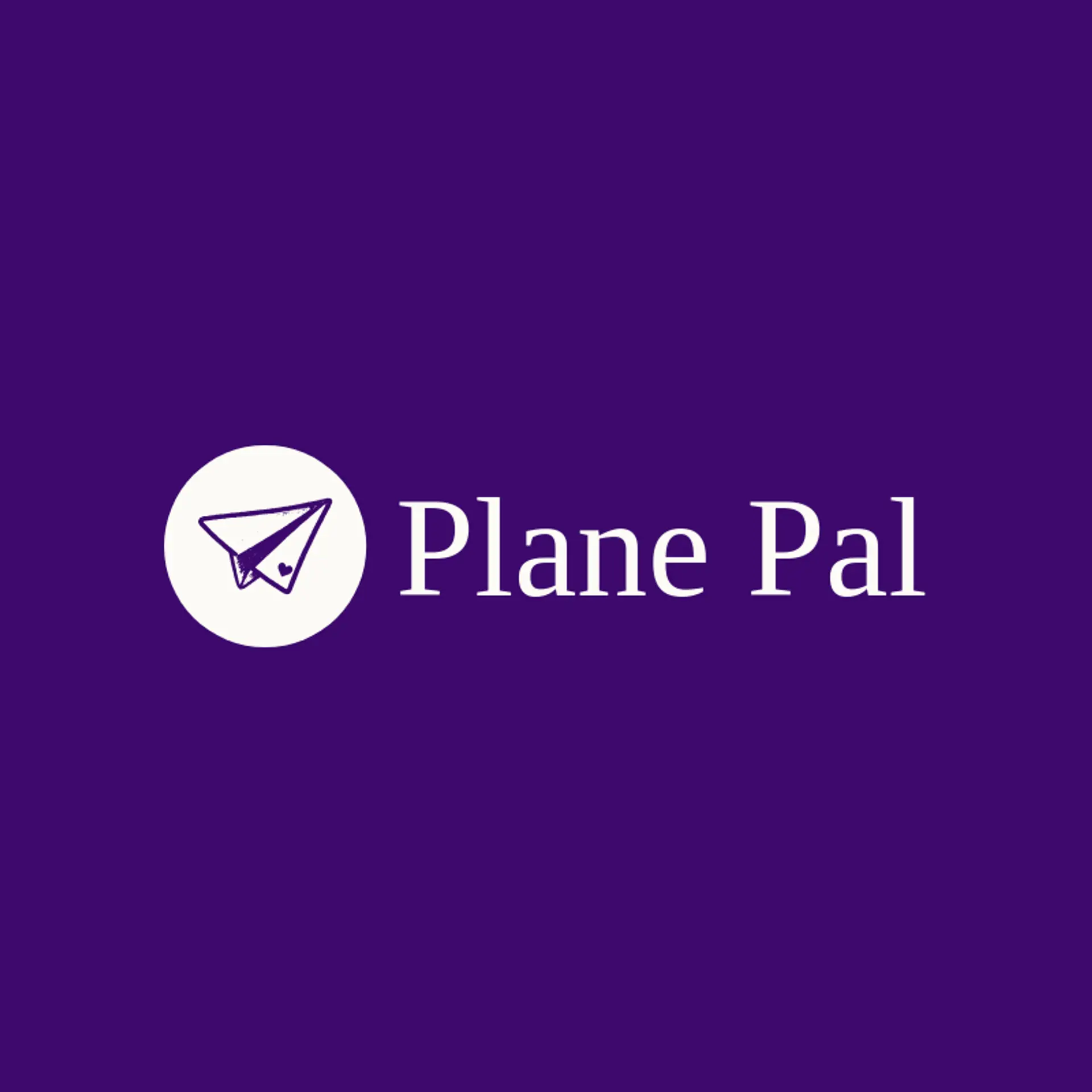 Plane Pal logo for message