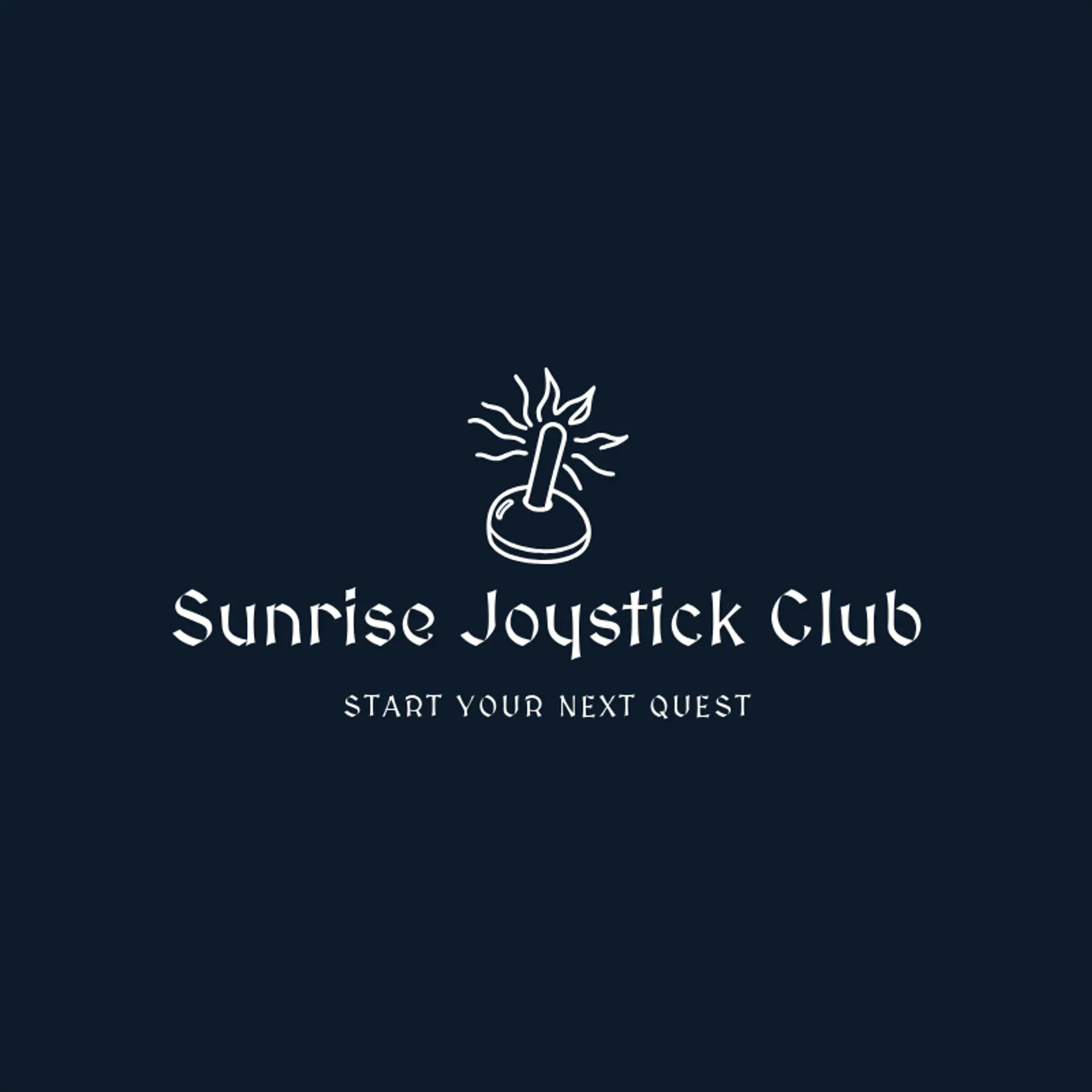Sunrise Joystick Club logo for game