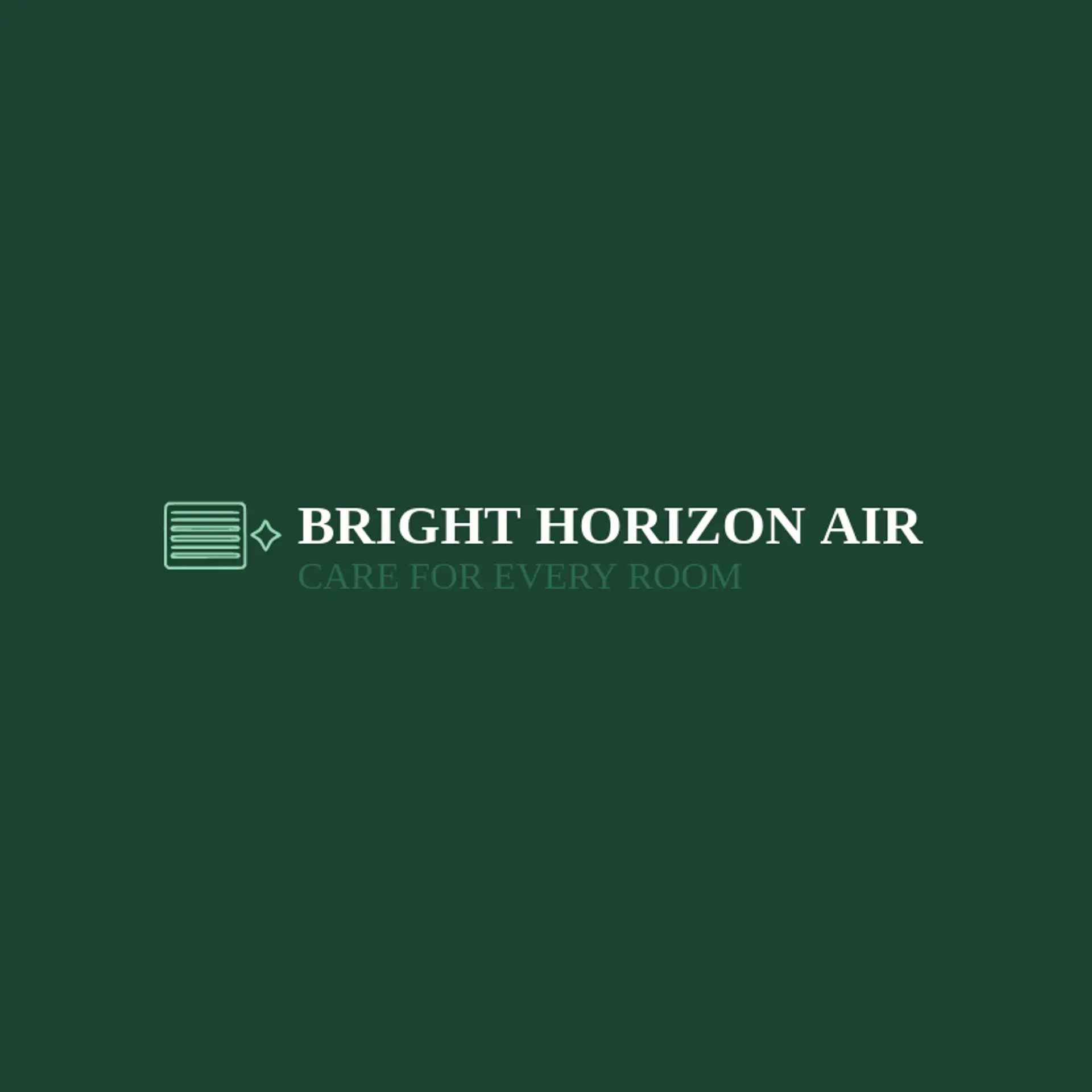 Bright Horizon Air logo for air conditioning