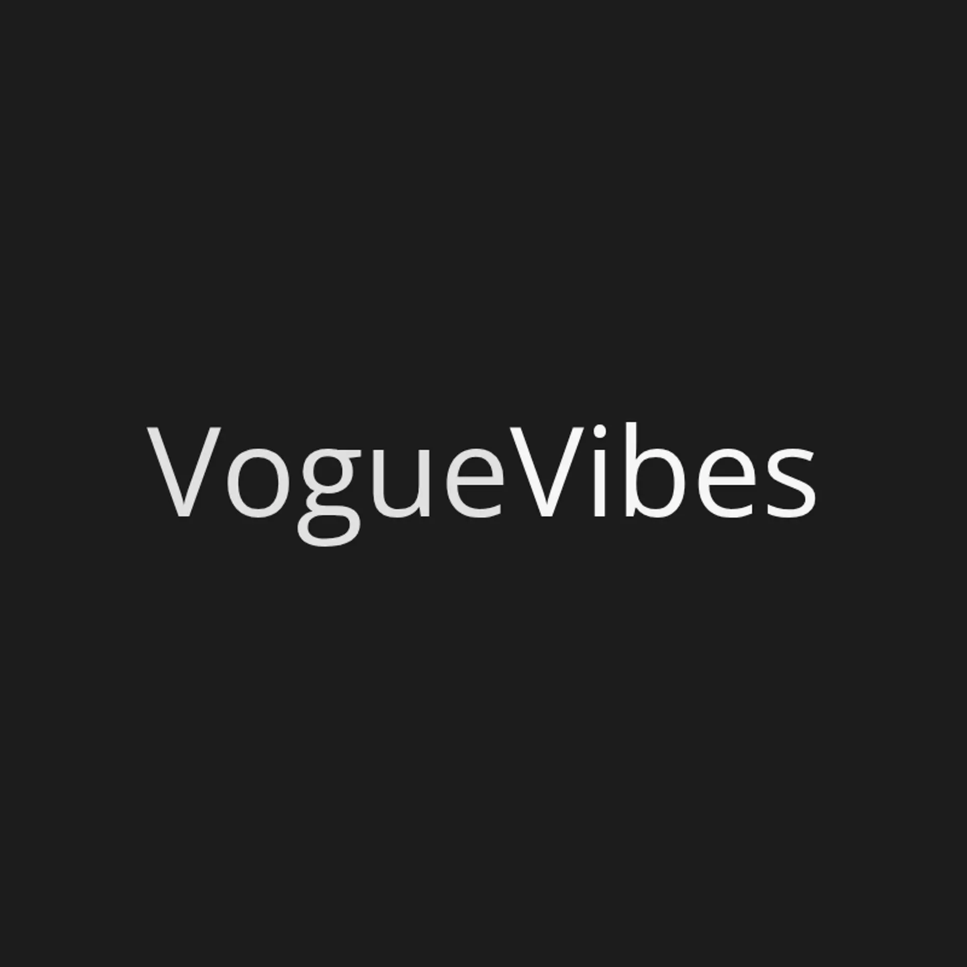 Vogue Vibes logo for fashion blog