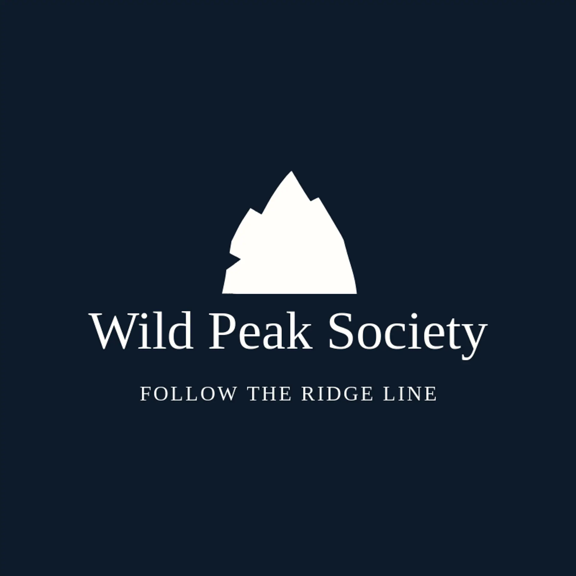 Wild Peak Society logo for peak