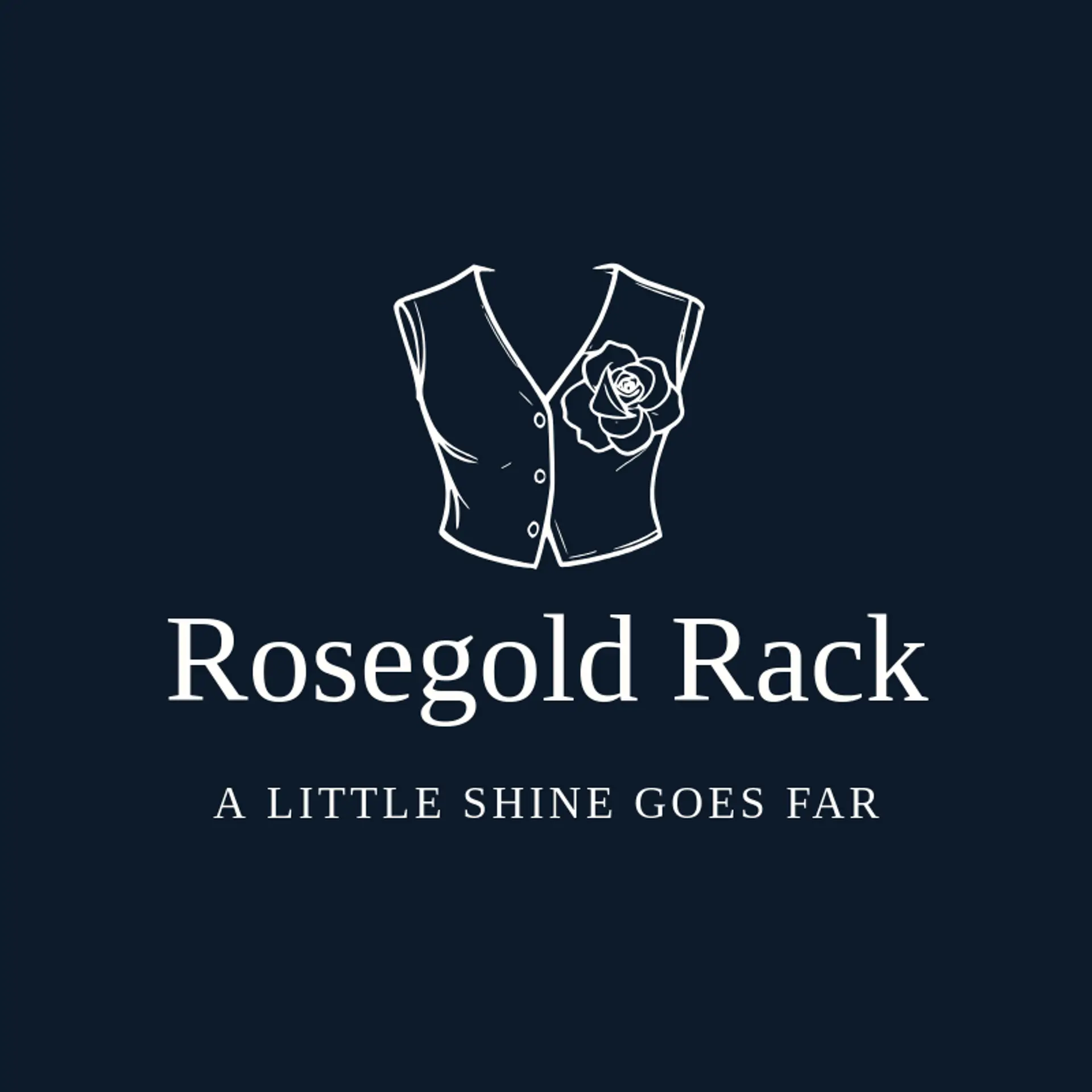 Rosegold Rack logo for apparel