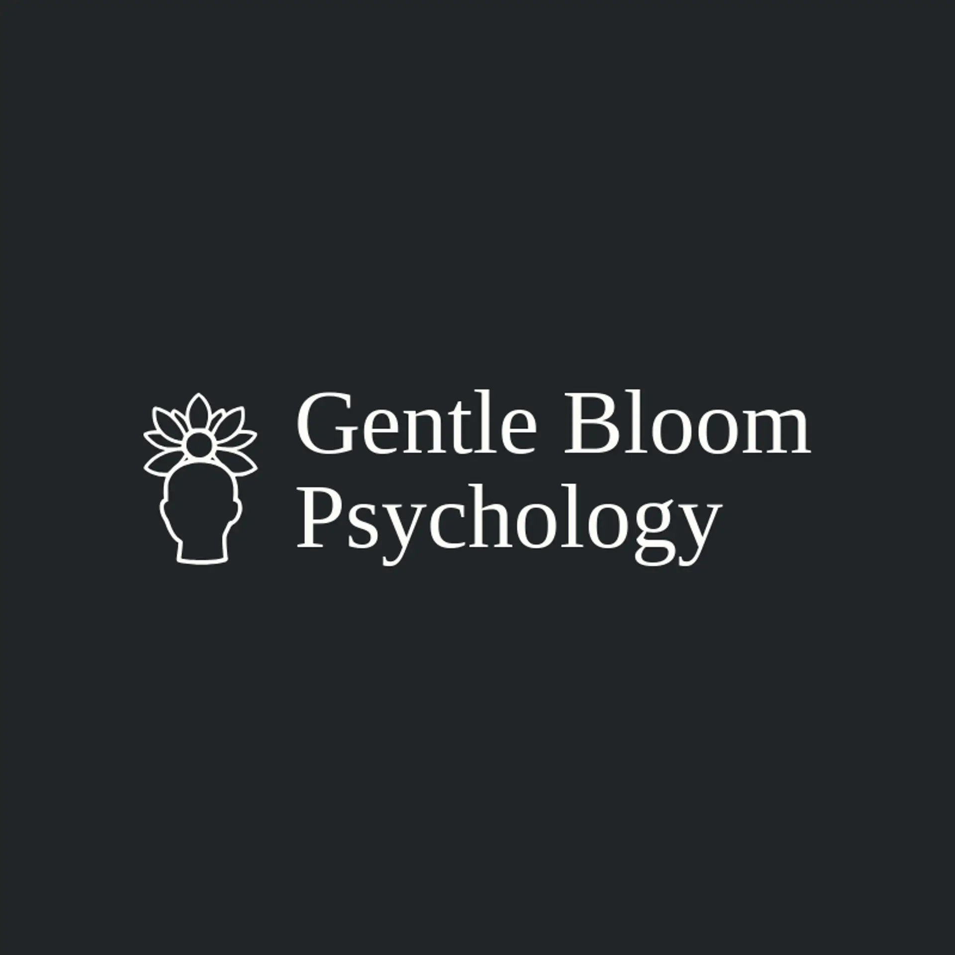 Gentle Bloom Psychology logo for psychologist