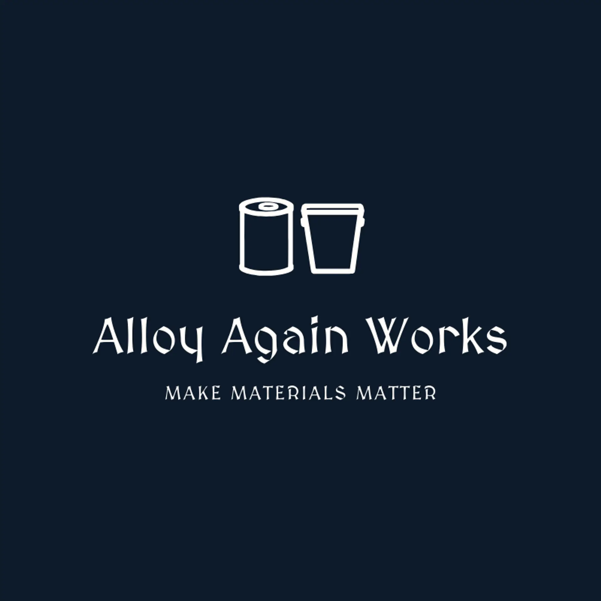 Alloy Again Works logo for recycle