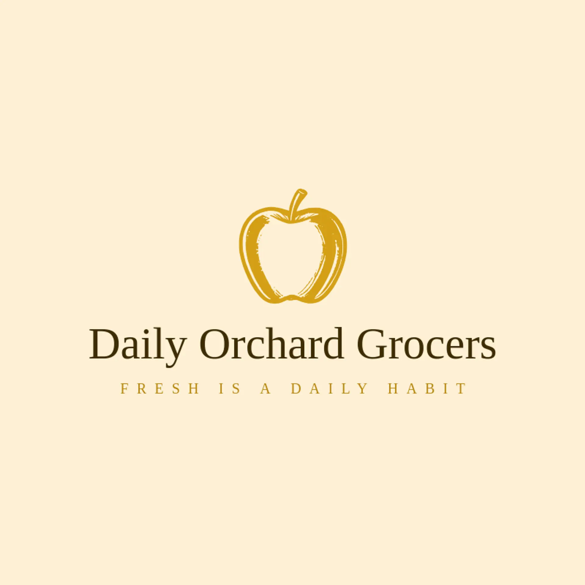 Daily Orchard Grocers logo for grocery