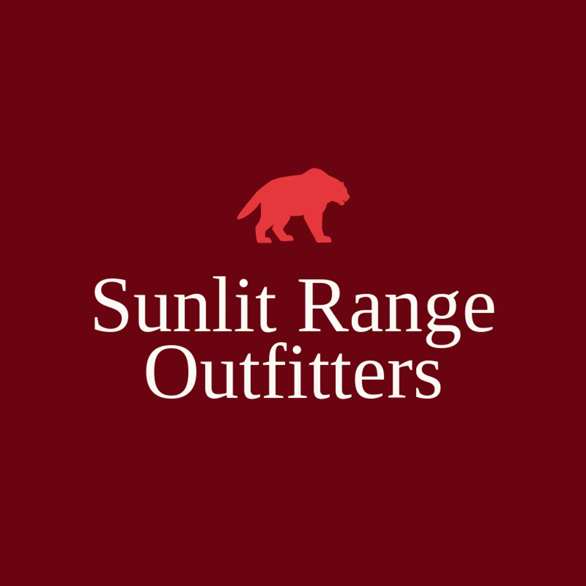 Sunlit Range Outfitters logo for apex predator