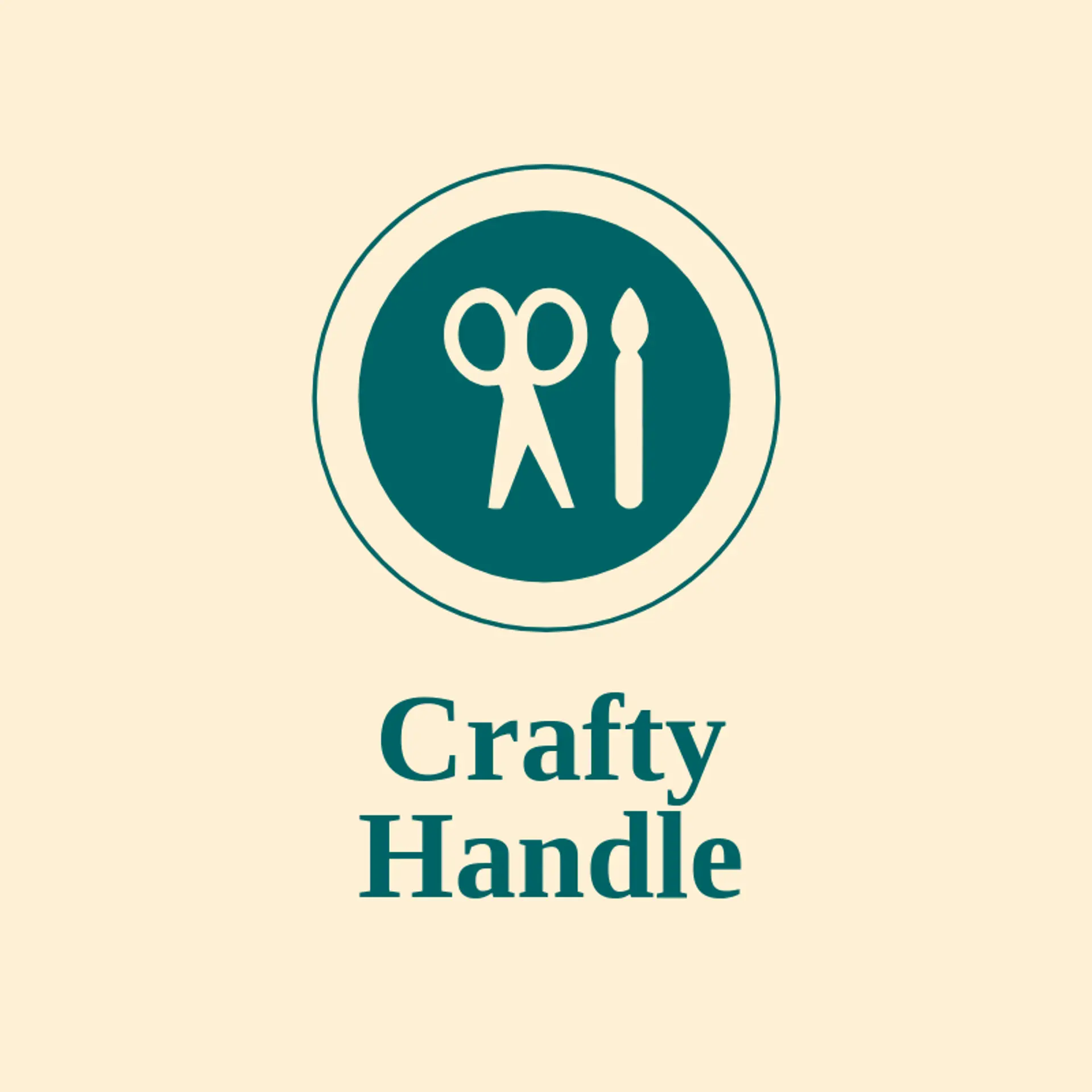 Crafty Handle logo for scissors