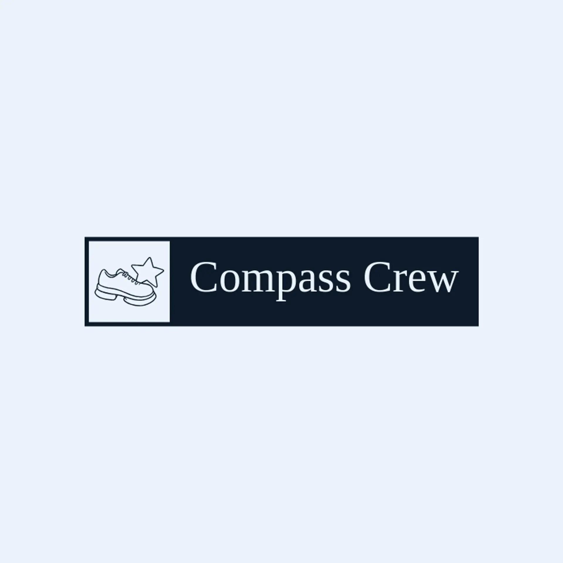 Compass Crew logo for shoe