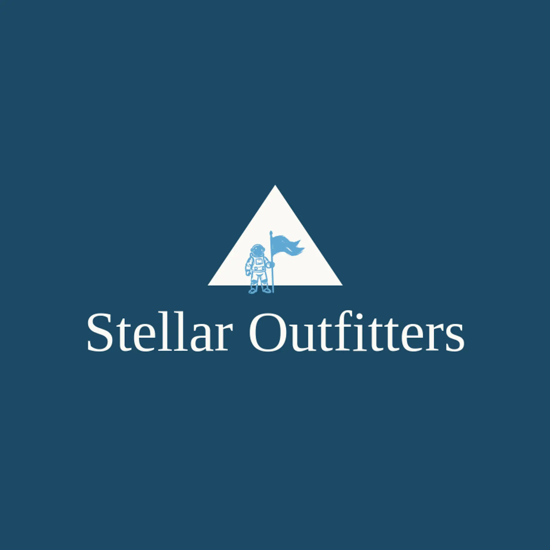 Stellar Outfitters logo for astronaut