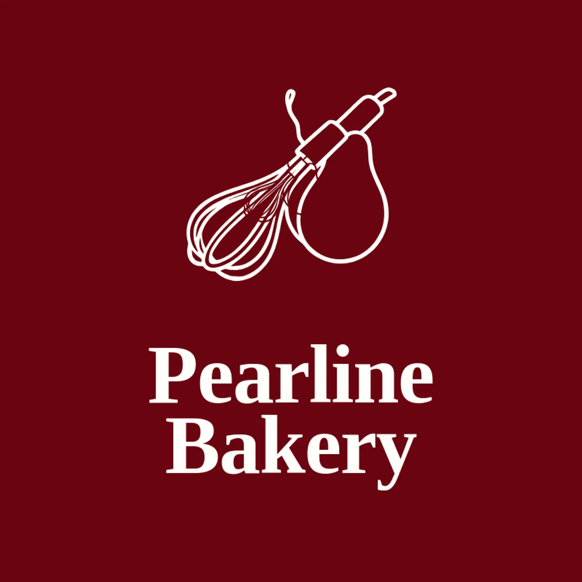 Pearline Bakery logo for pear