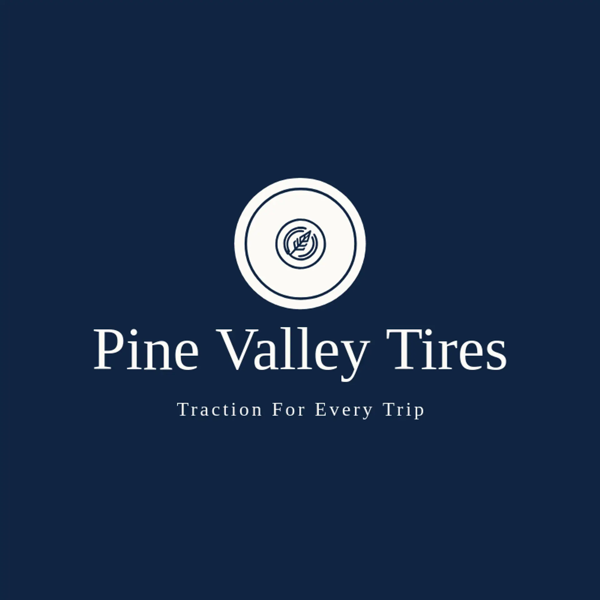 Pine Valley Tires logo for tire