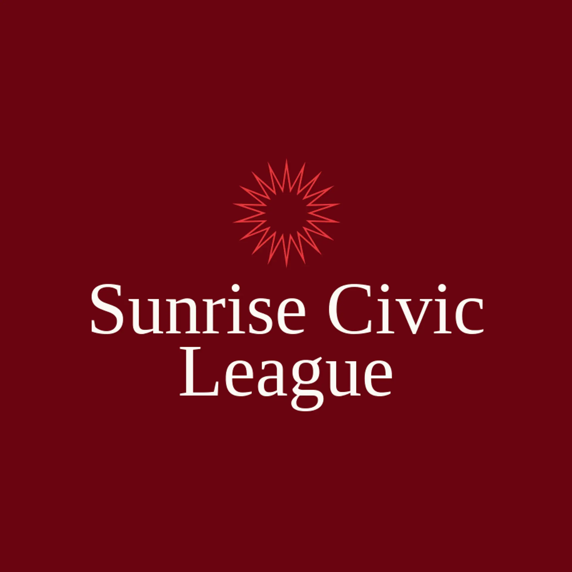 Sunrise Civic League logo for rays