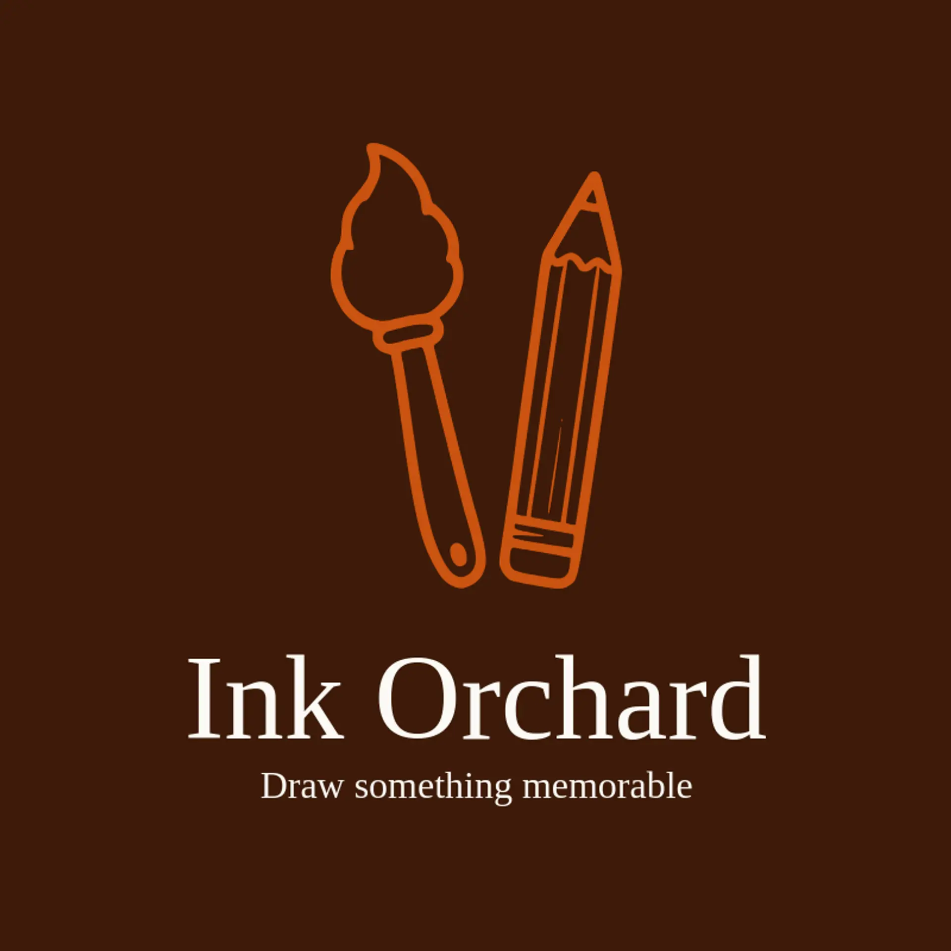Ink Orchard logo for graphic designer
