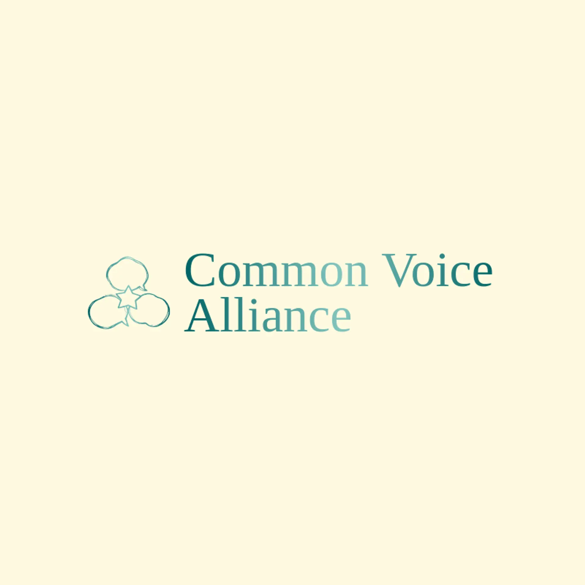 Common Voice Alliance logo for democracy