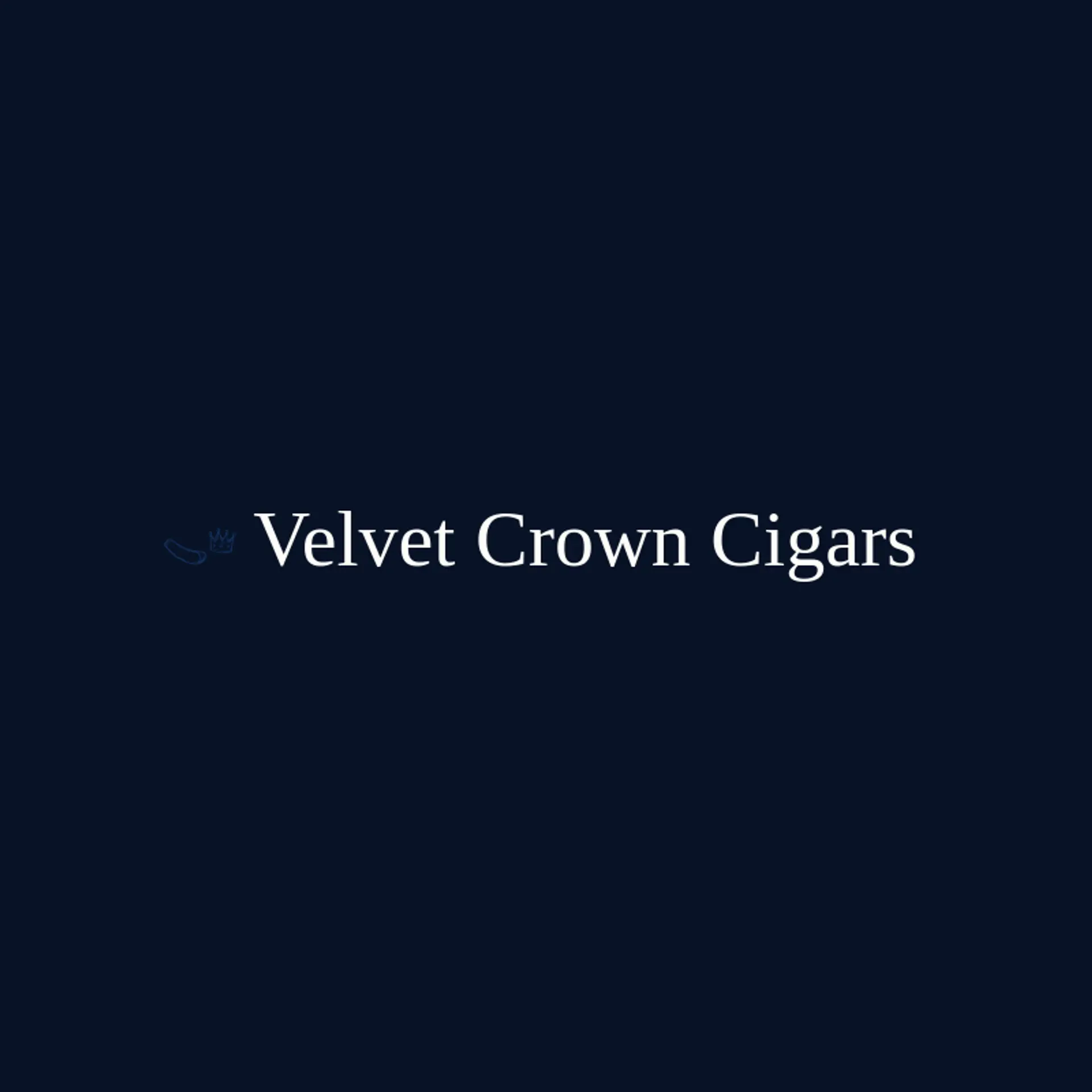 Velvet Crown Cigars logo for cigar