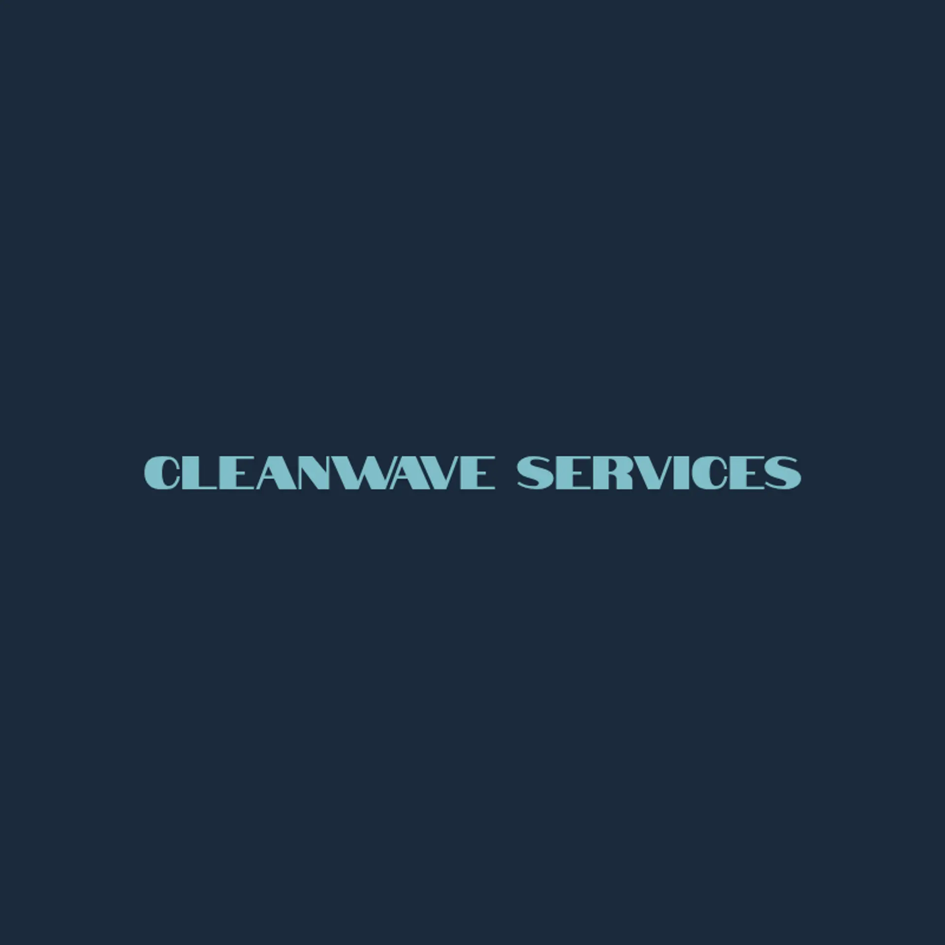 CleanWave Services logo for carpet cleaning