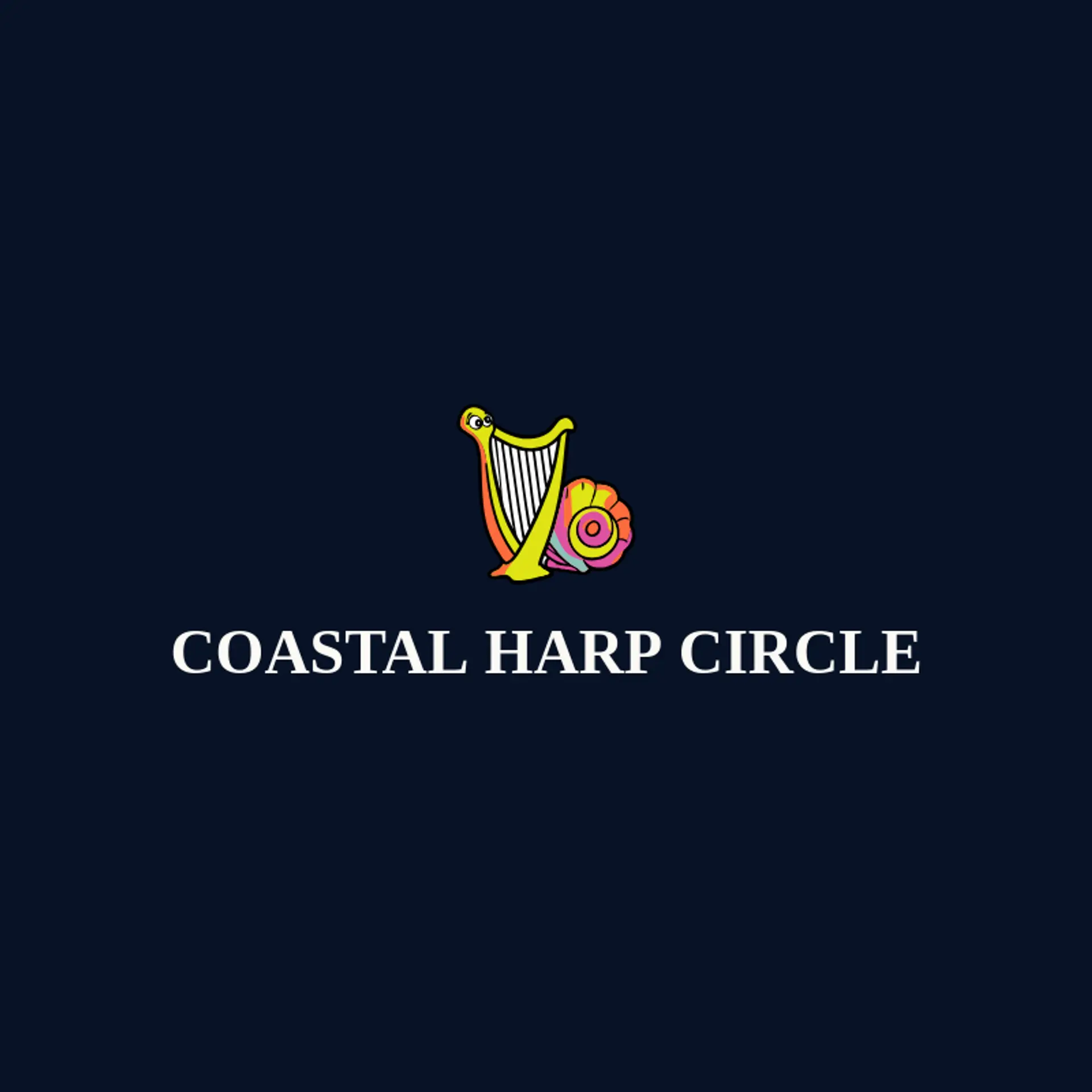 Coastal Harp Circle logo for harp