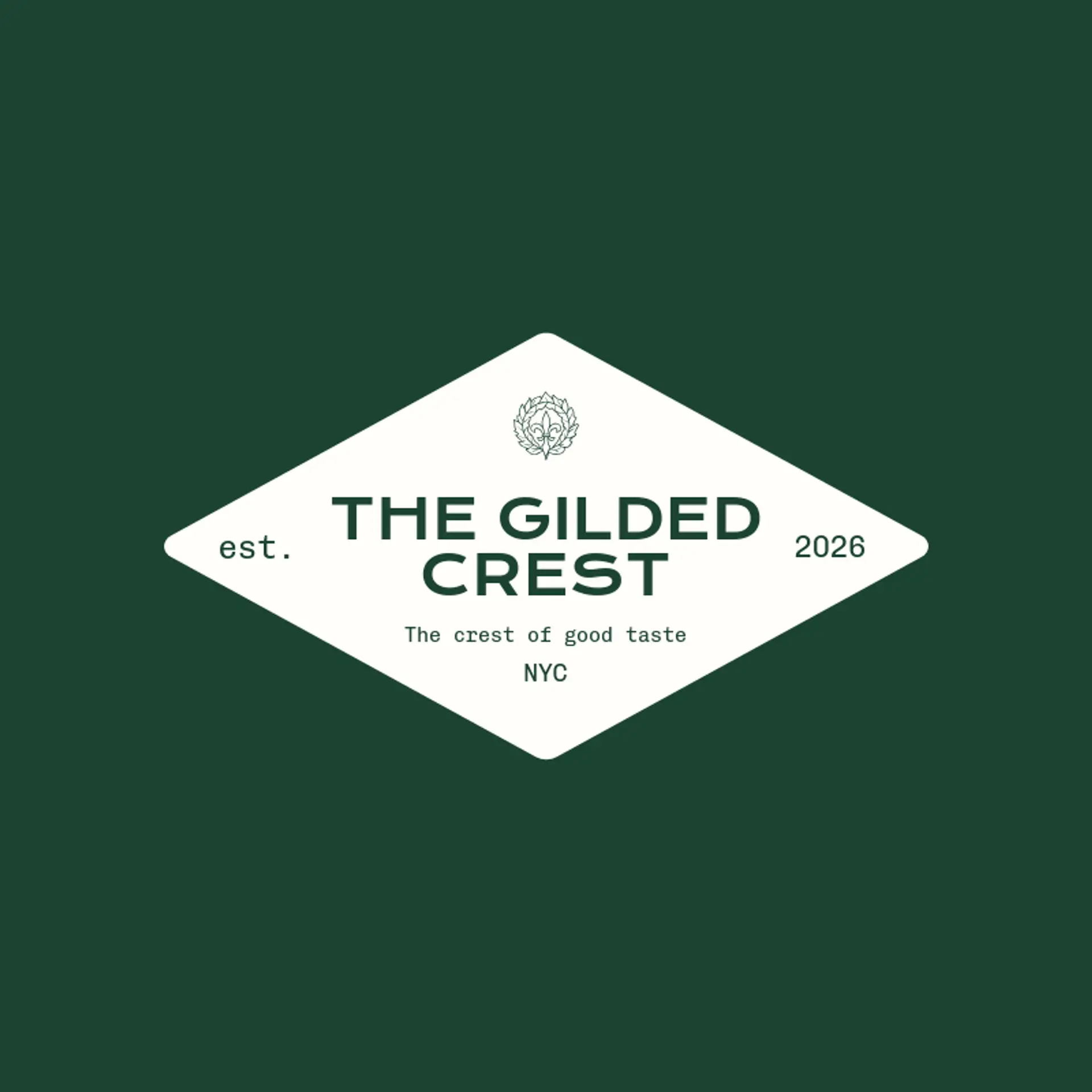 The Gilded Crest logo for fleur de lis
