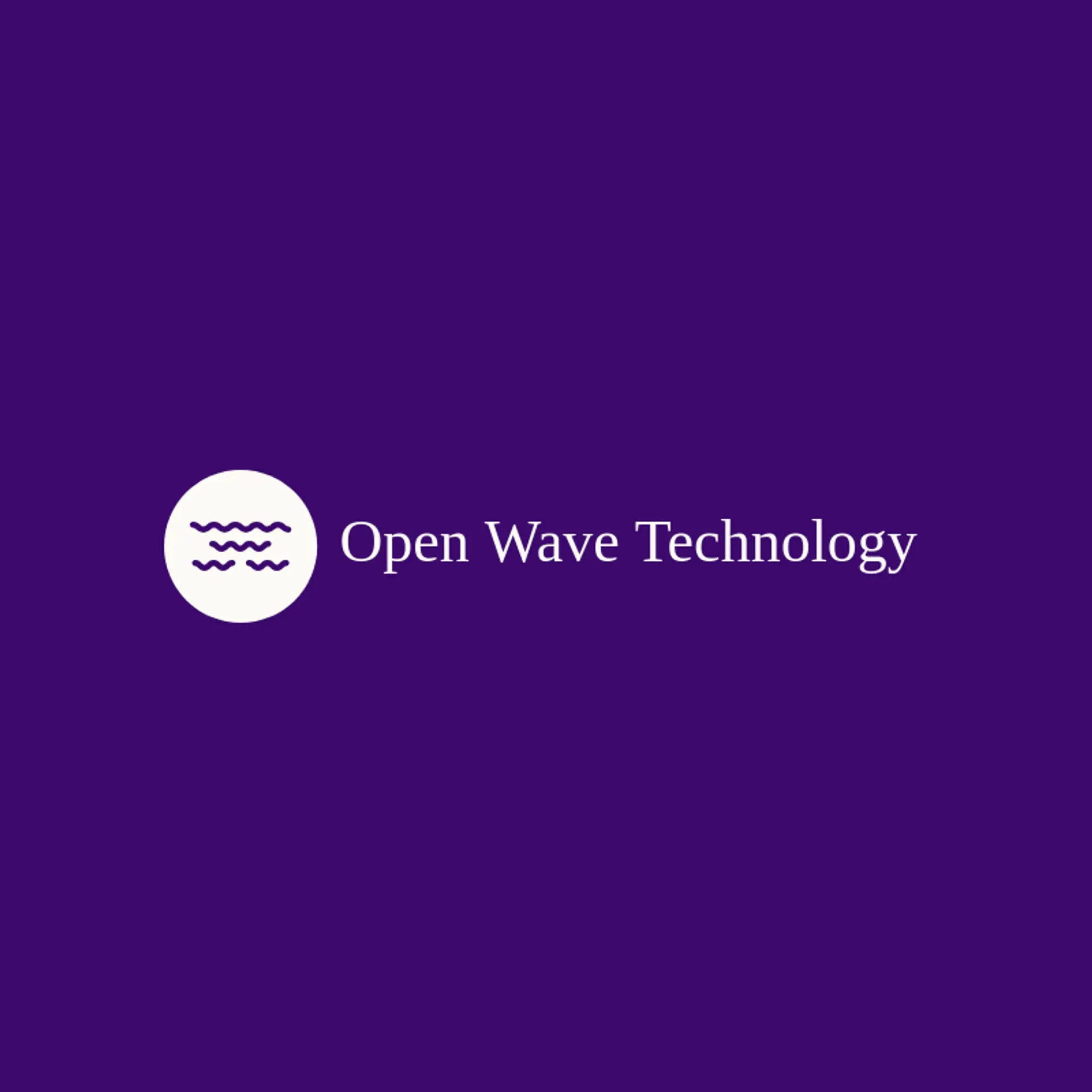 Open Wave Technology logo for ripple