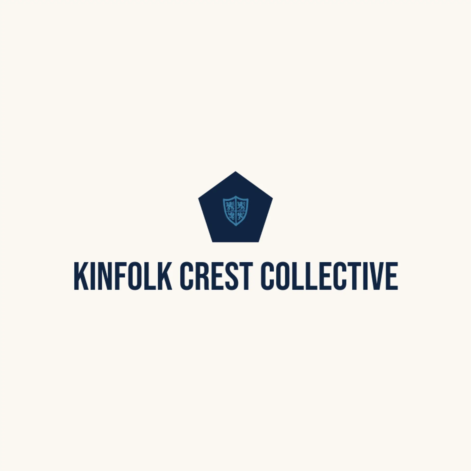 Kinfolk Crest Collective logo for shield