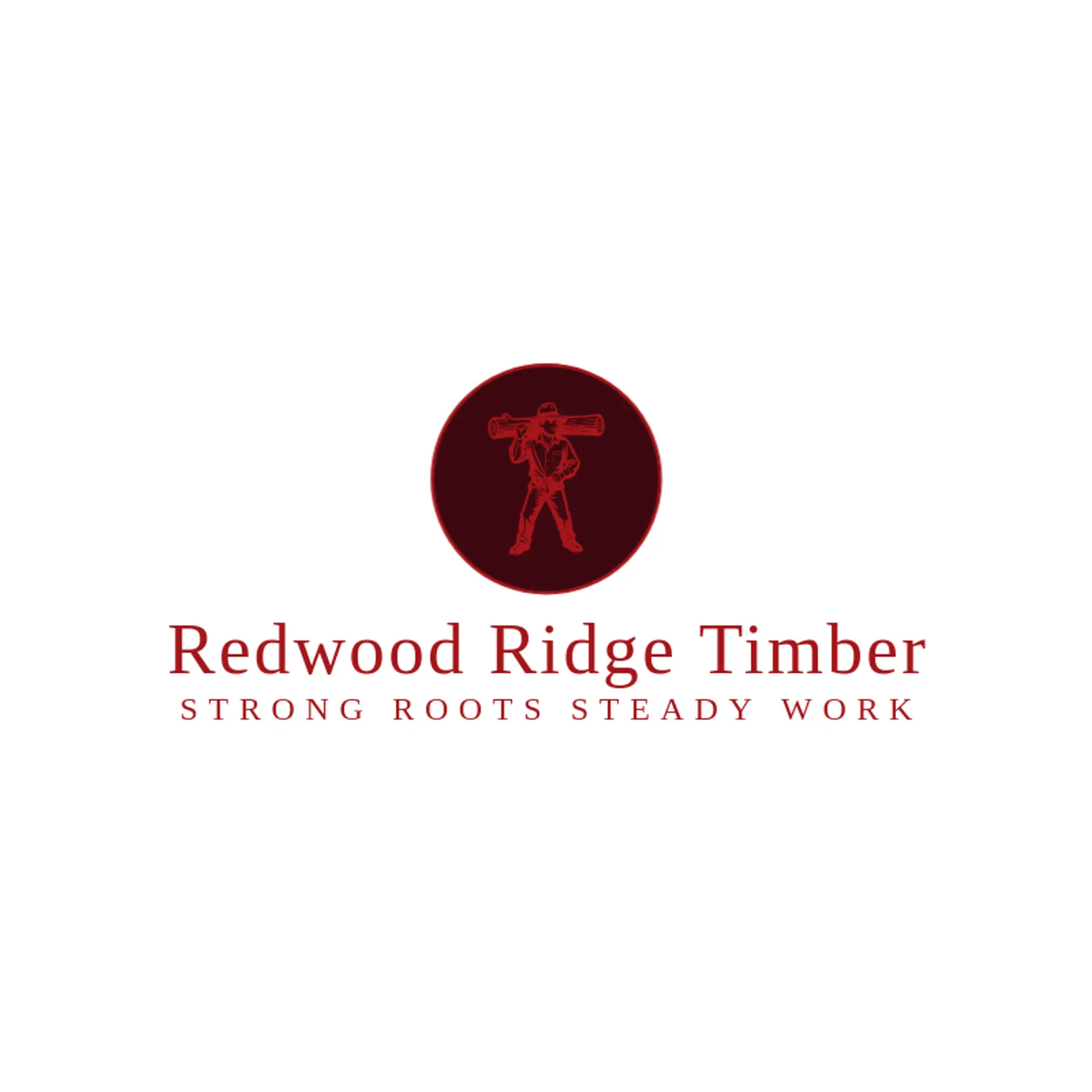 Redwood Ridge Timber logo for lumberjack