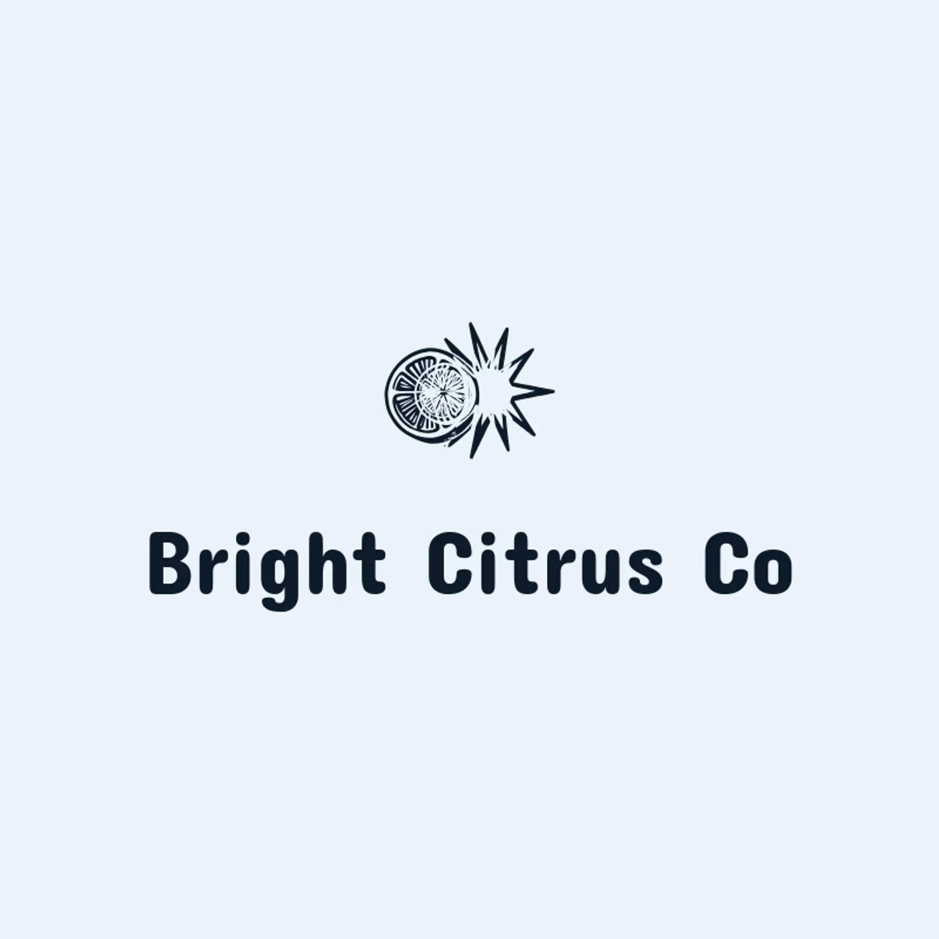 Bright Citrus Co logo for lemonade