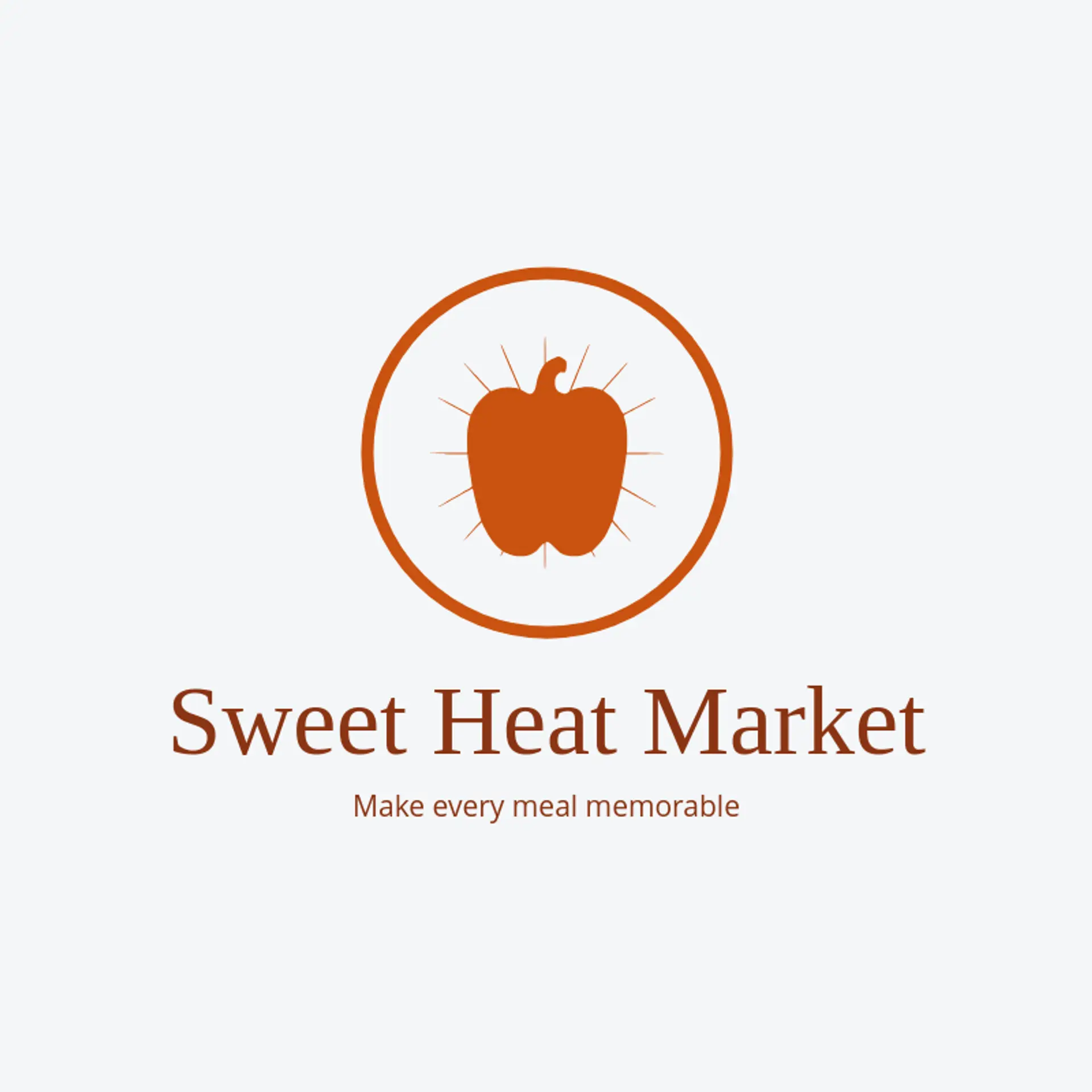 Sweet Heat Market logo for pepper