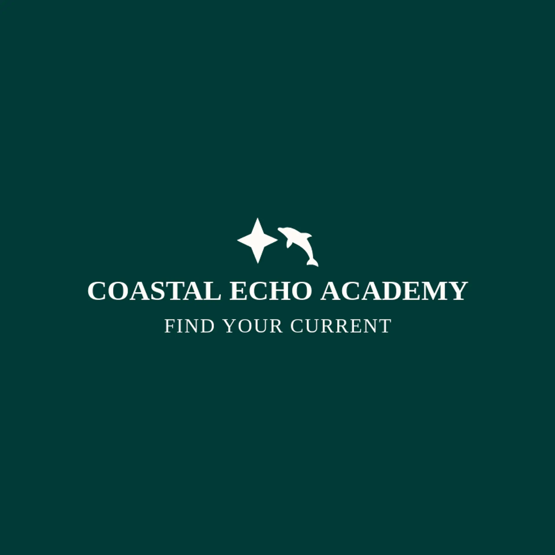 Coastal Echo Academy logo for orca